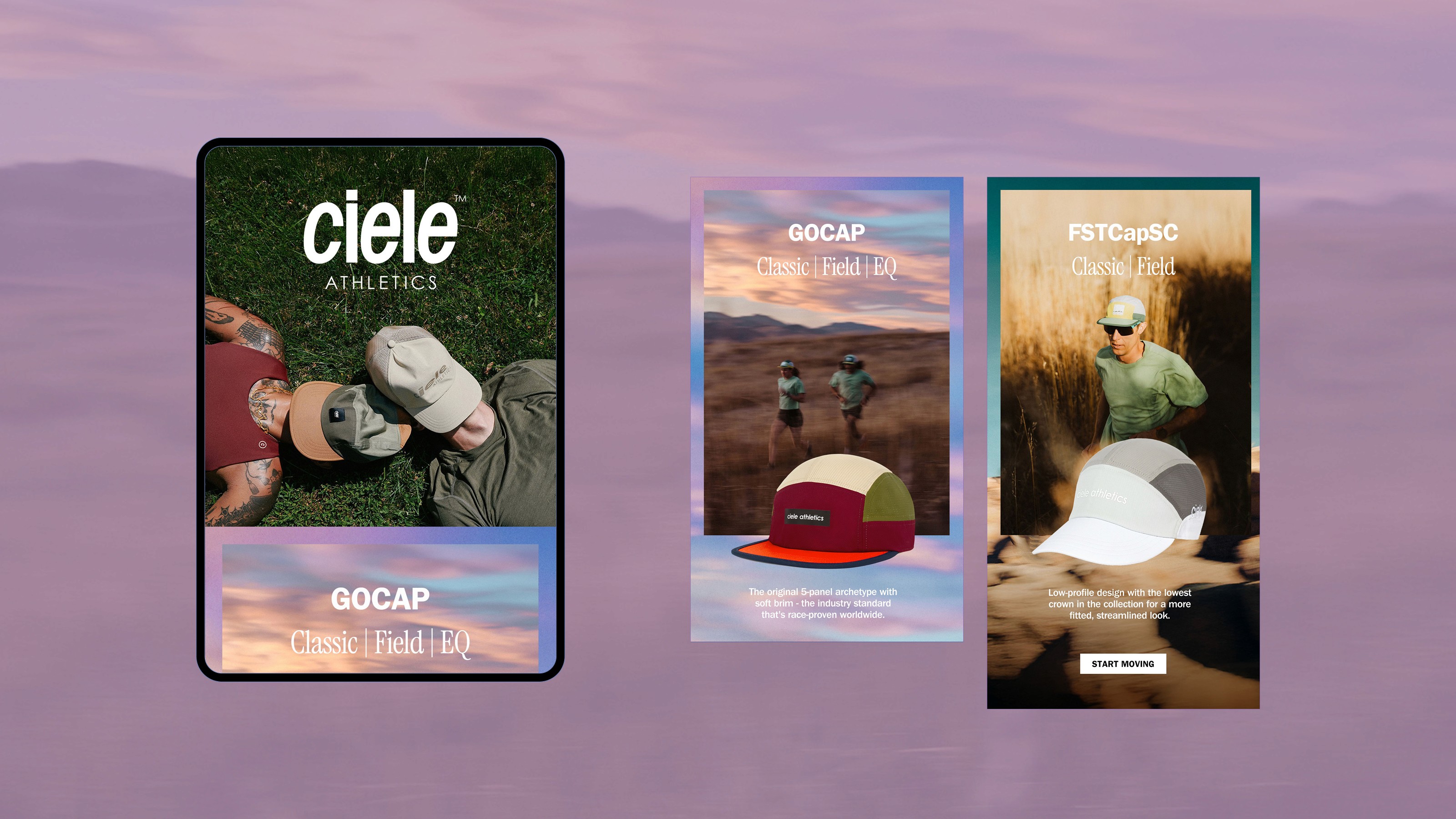 Angled stack of white business cards with lavender-coloured edges leaning against a purple wall; the top card shows a small gradient pill logo and “Circular” in the top right, plus contact details at the bottom.