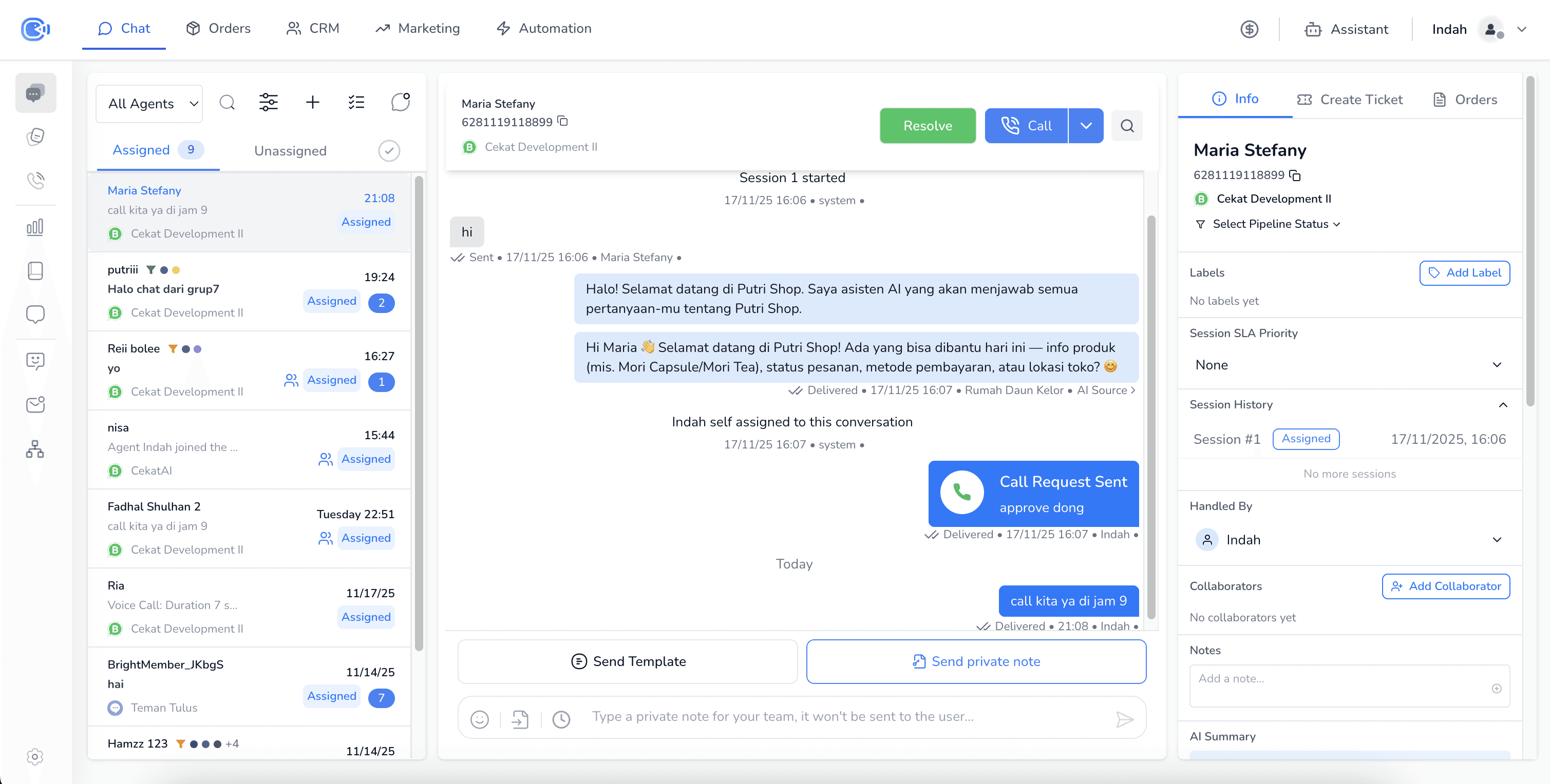 An image of Dreelio's dashboard