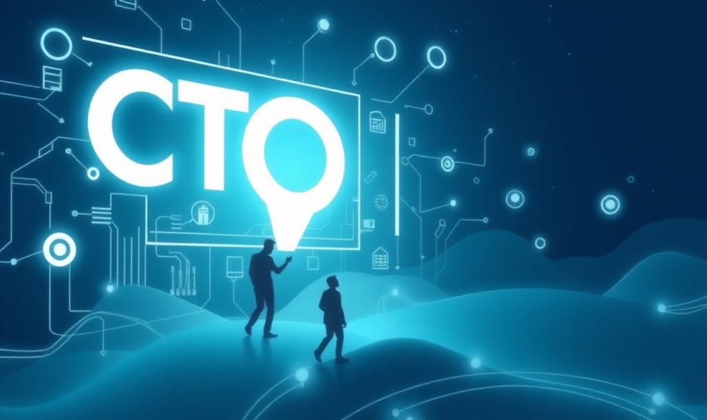 CTO strategic leadership and technology roadmap visual