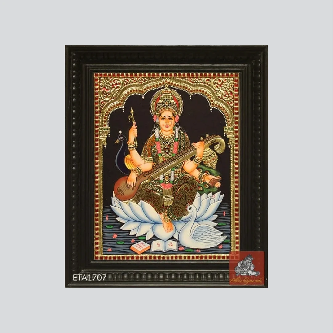 Saraswathi Tanjore paintings 