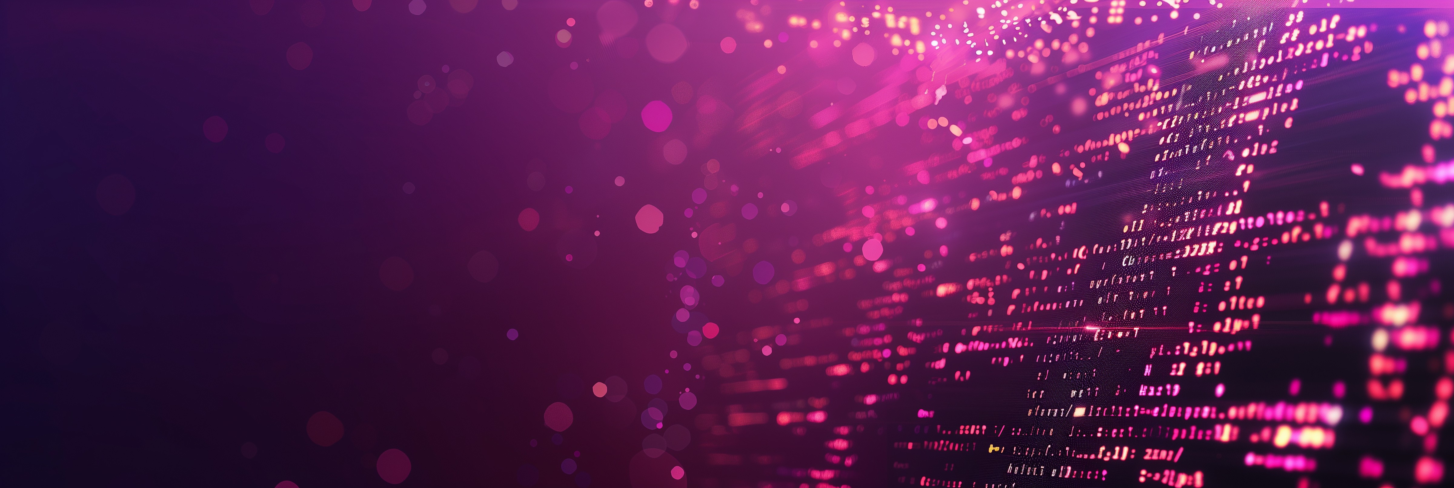 Abstrakter Strom aus beleuchteten Datenpartikeln und Signalen, die sich über einen dunklen Hintergrund bewegen und die kontinuierliche Überwachung, Kontrolle und betriebliche Governance von KI-Systemen im täglichen Einsatz darstellen.