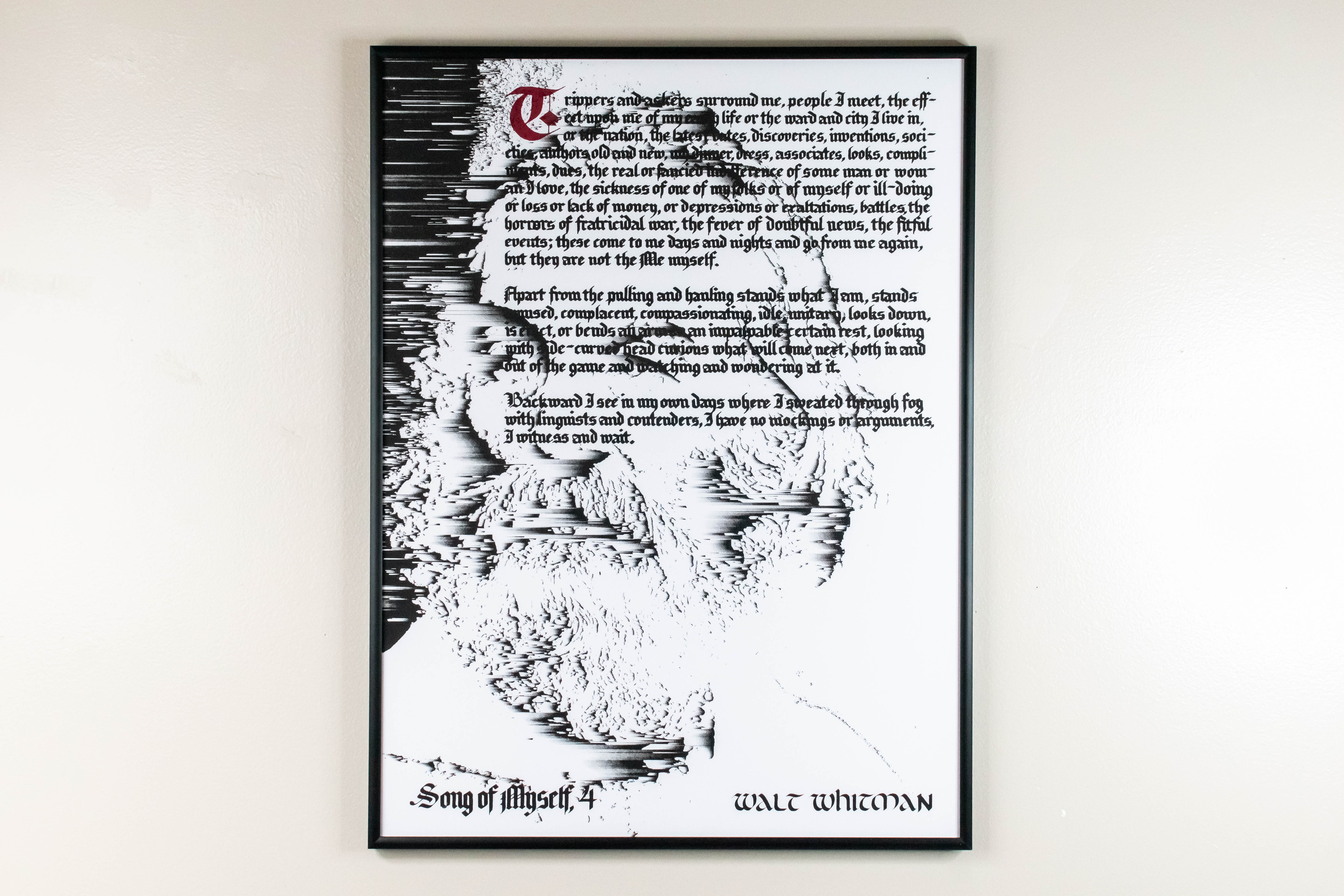 Witness and Wait poster 01: Song of Myself, 4