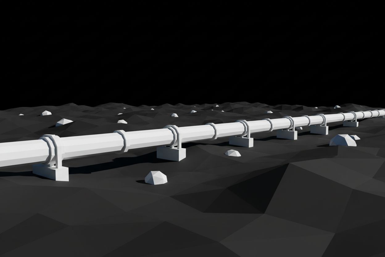 An industrial pipeline