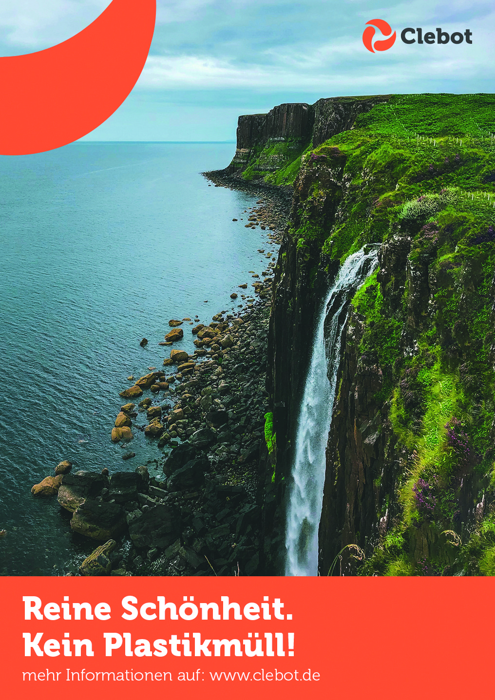 Naturmotiv für Clebot Kampagne mit Umweltfokus