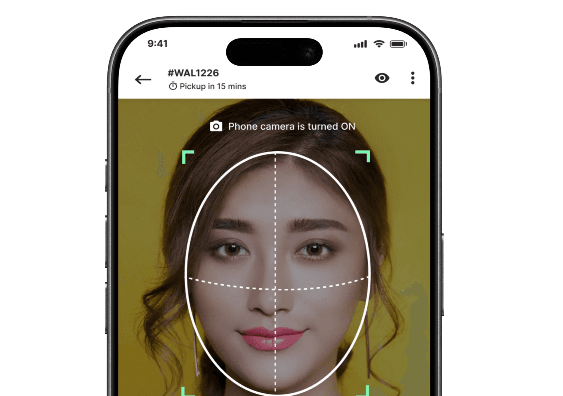 Distant shot of a wet man walking sideways in rain.