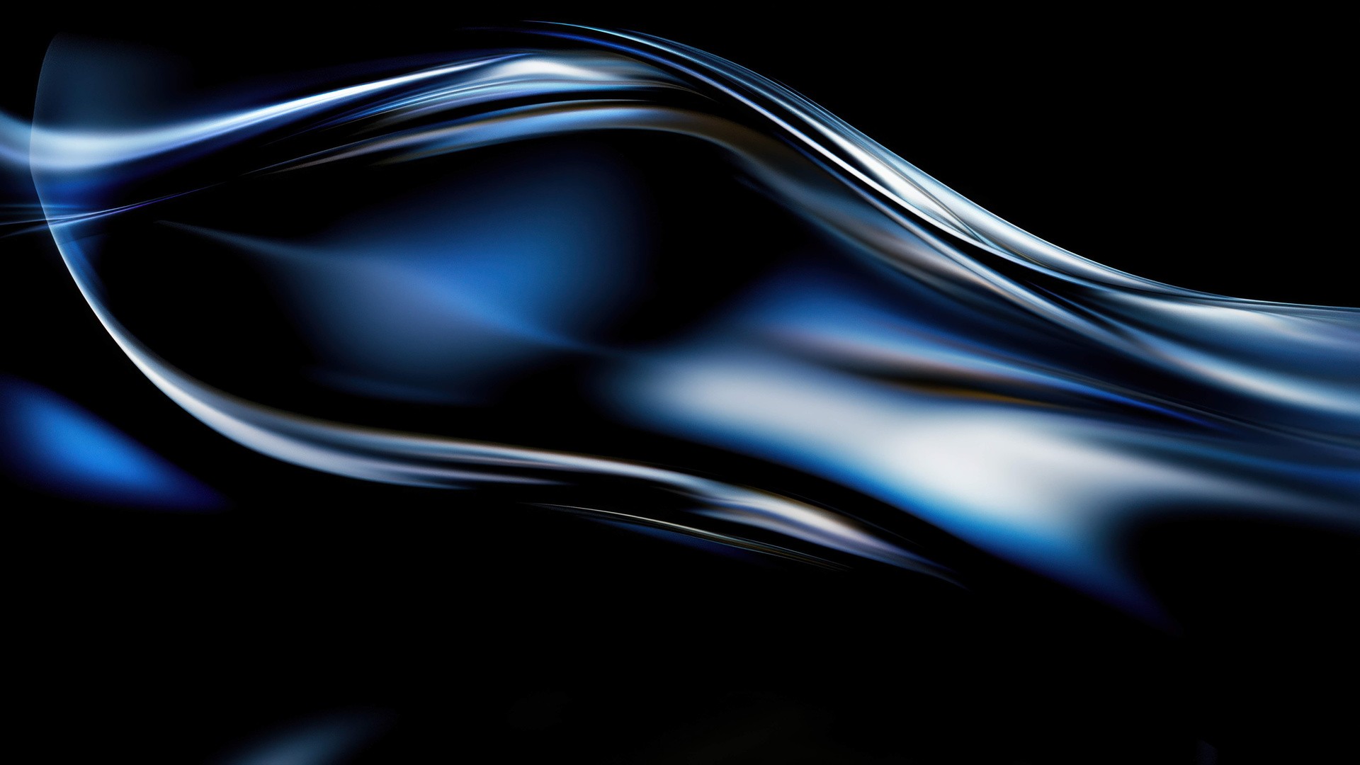 Abstract waves with dark background