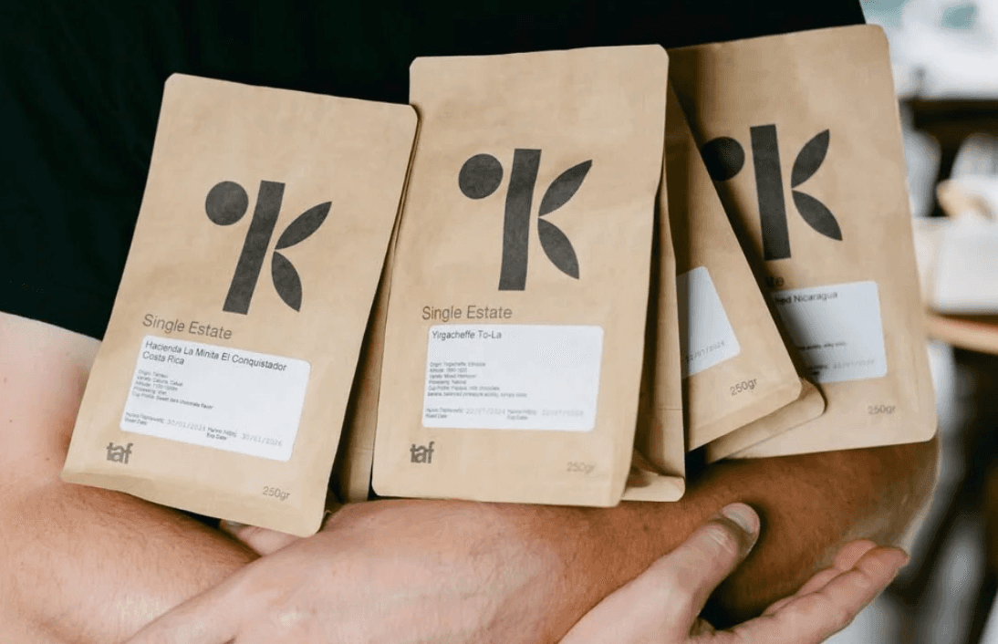 Modern food magazine brochure mockup with bold typography and bright yellow accents