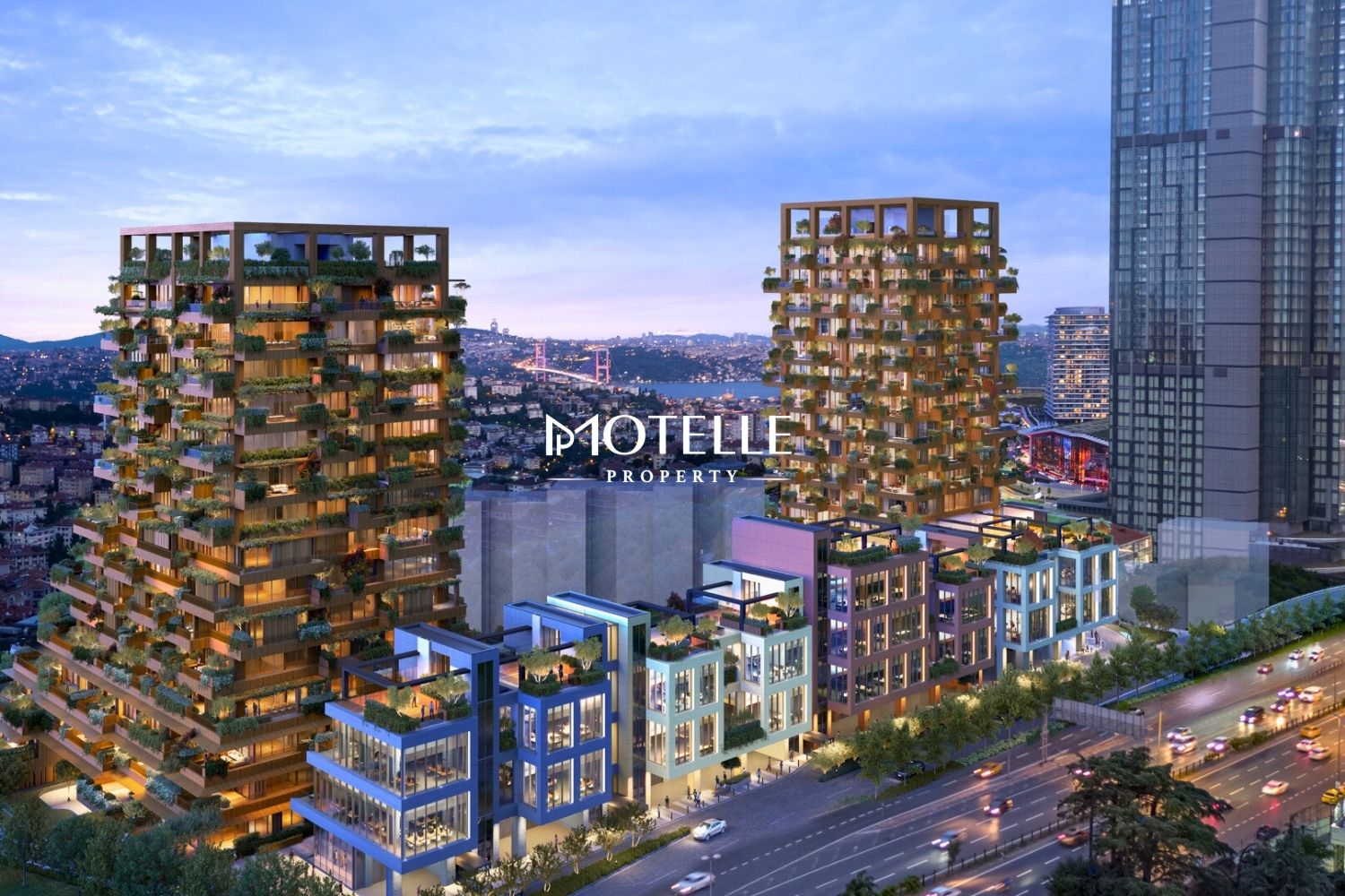 Luxury 1 bedroom apartment for sale in Etiler Istanbul Next Level project