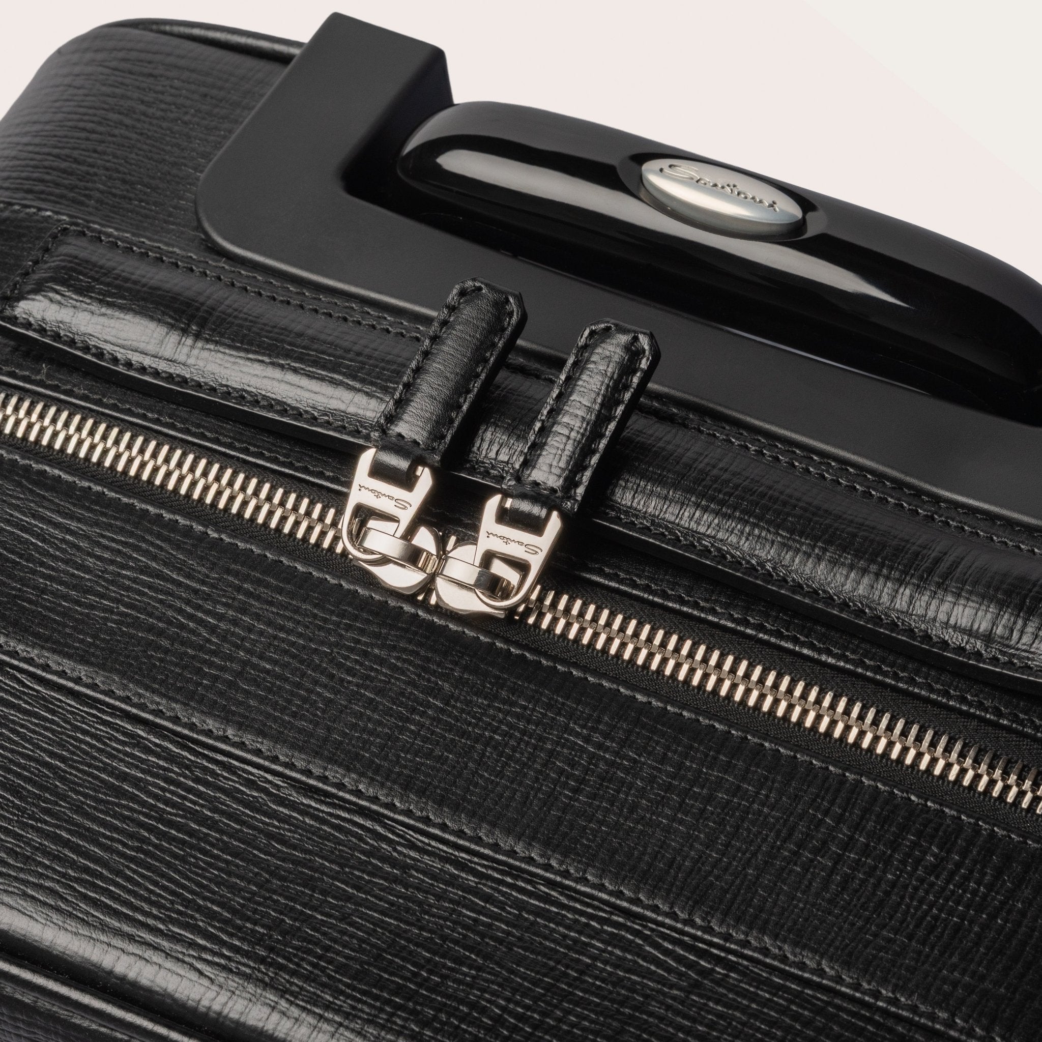 Santoni Leather Trolley Bag - Mandelli UK