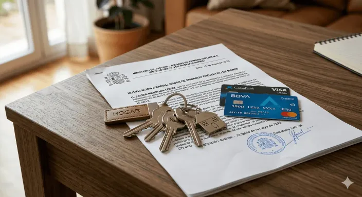 Embargo preventivo del patrimonio personal y vivienda de un administrador único de una empresa quebrada.