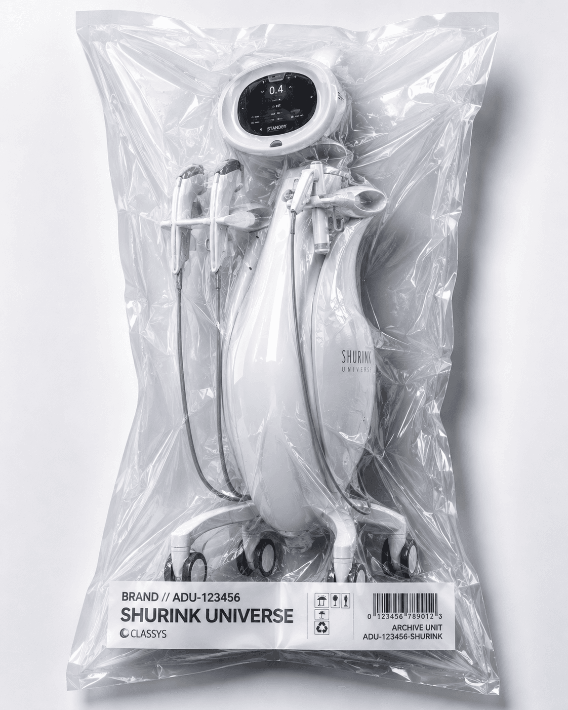 Shurink vacuum archive device