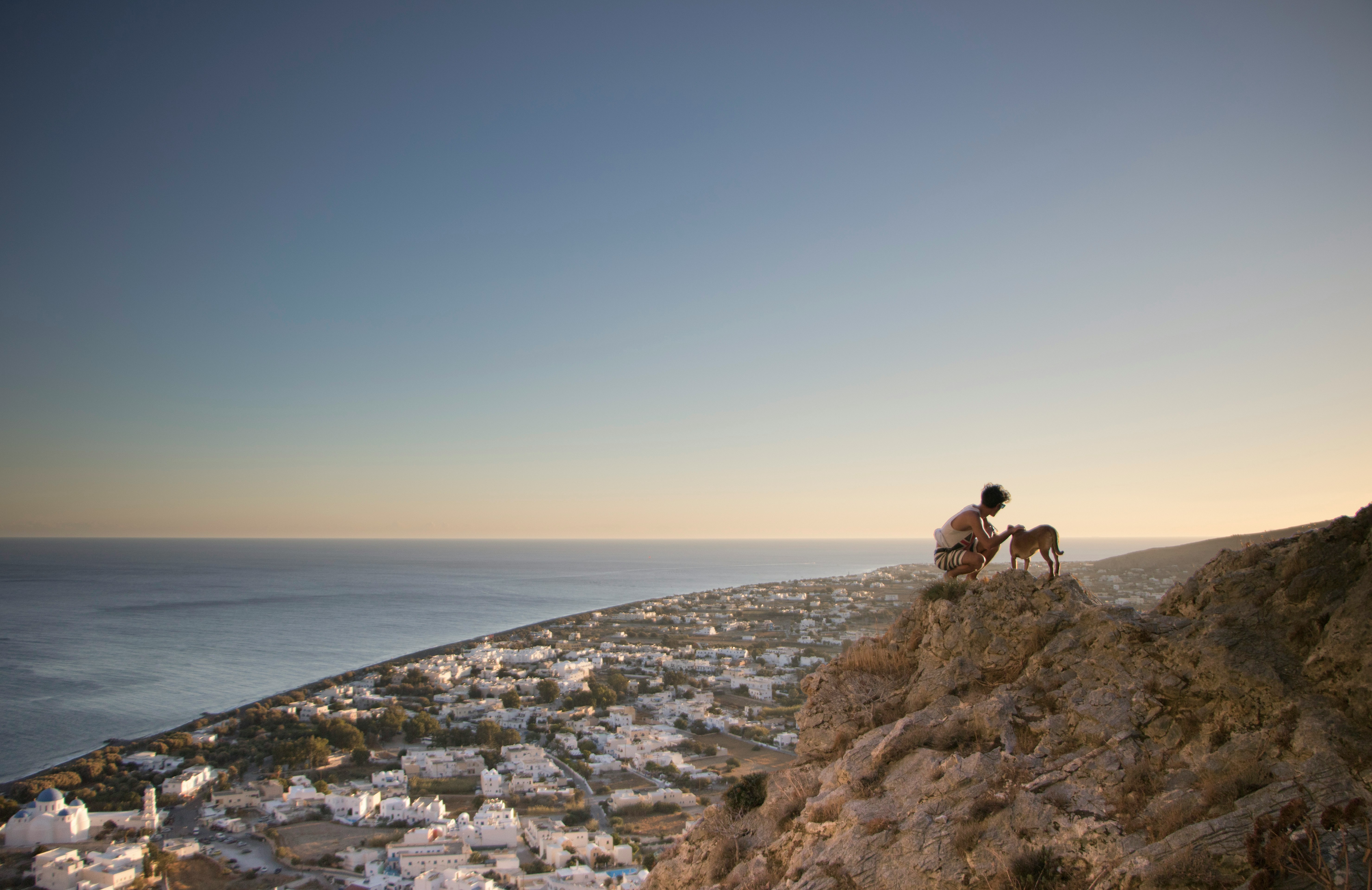 Go for a hike in Santorini