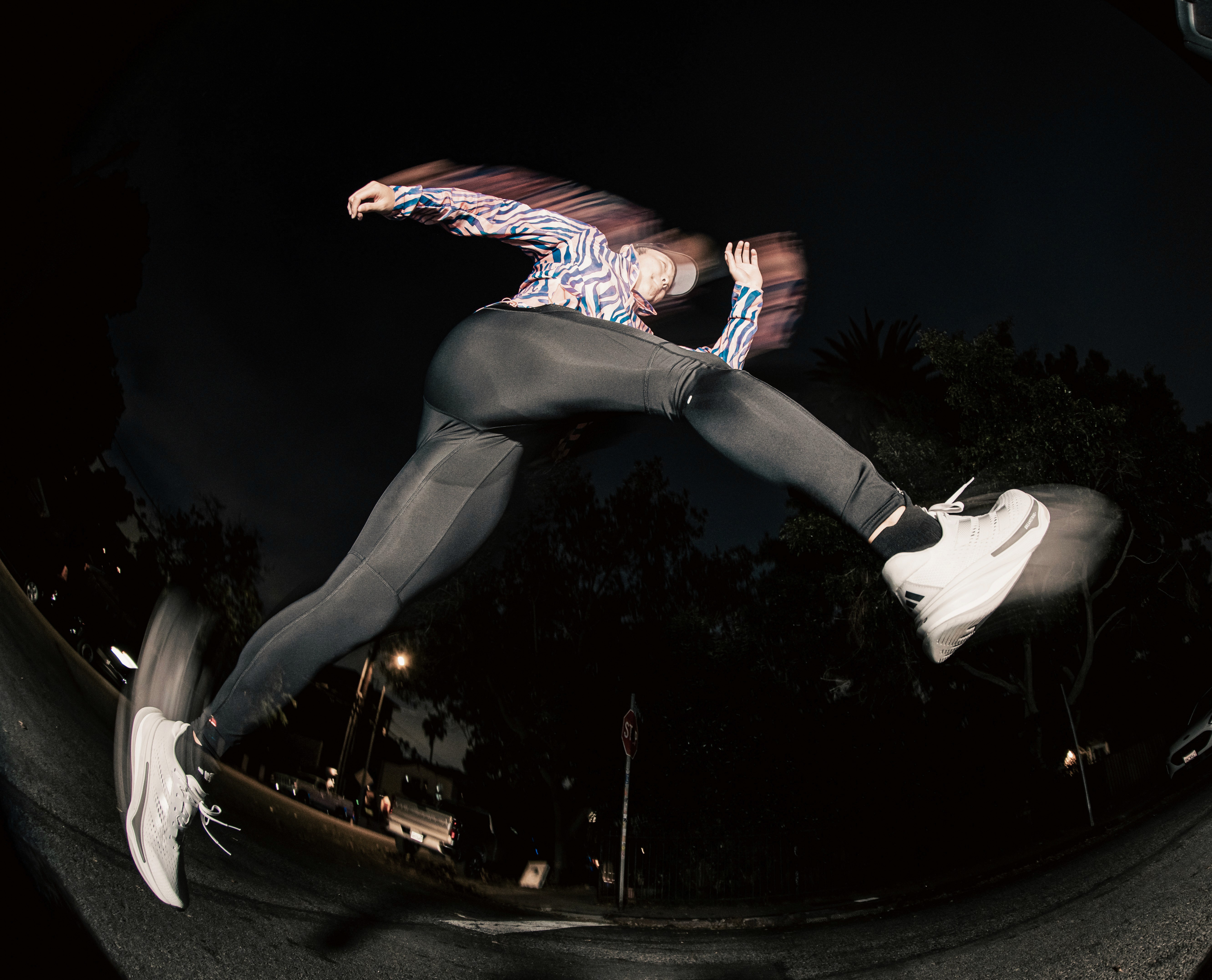 Cinematic golden hour portrait with lens flare