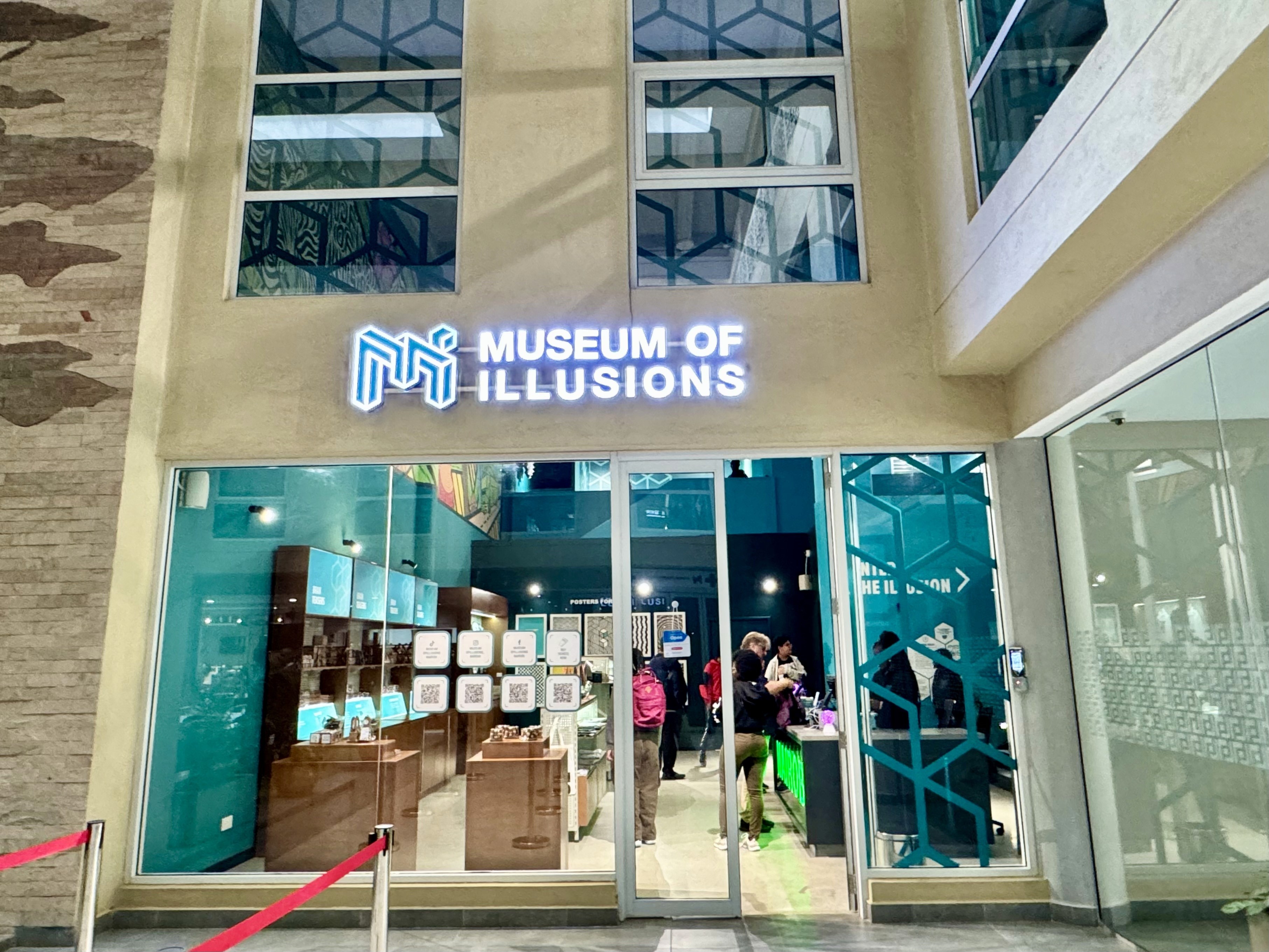Entrance of Museum of Illusions in Nairobi
