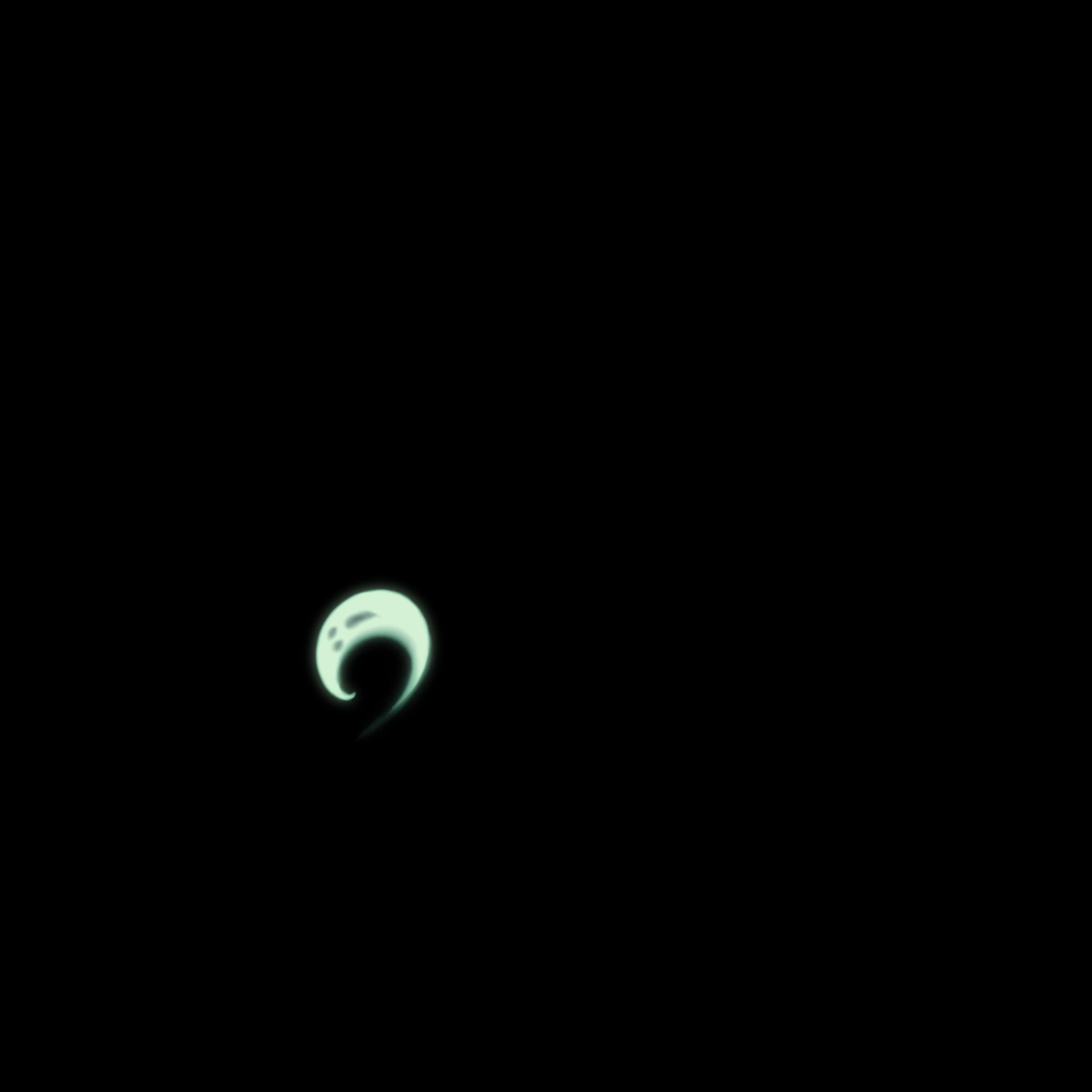 13. Frame of a hand-drawn ghost animation