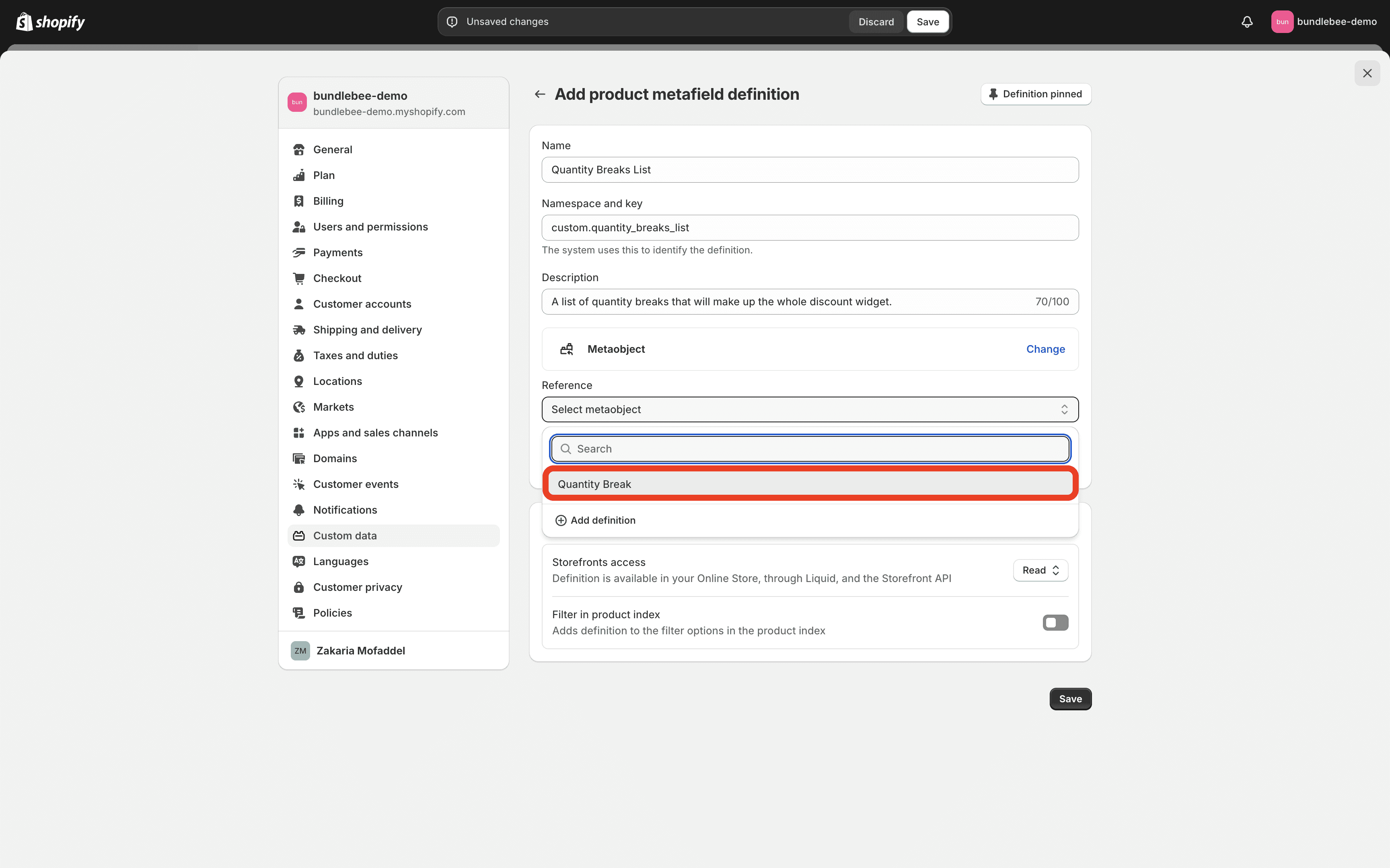 Instructions to find the correct settings