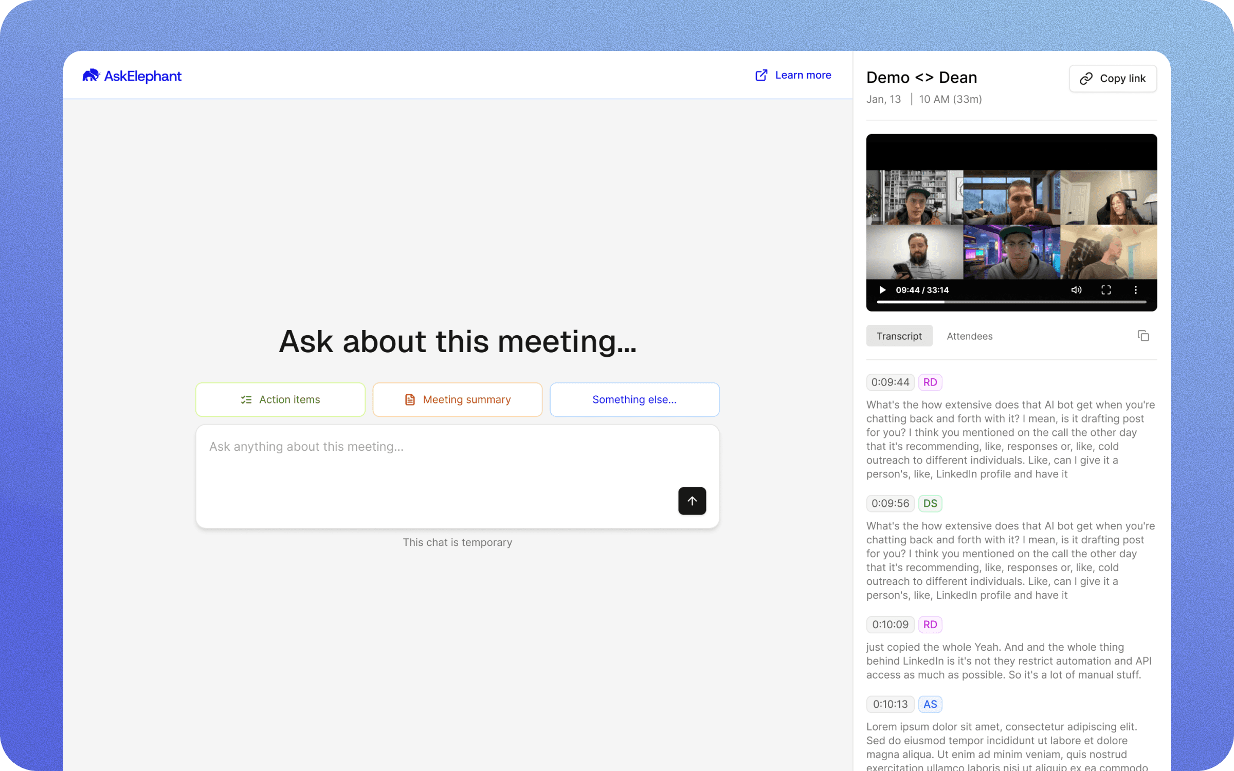 Meeting Share