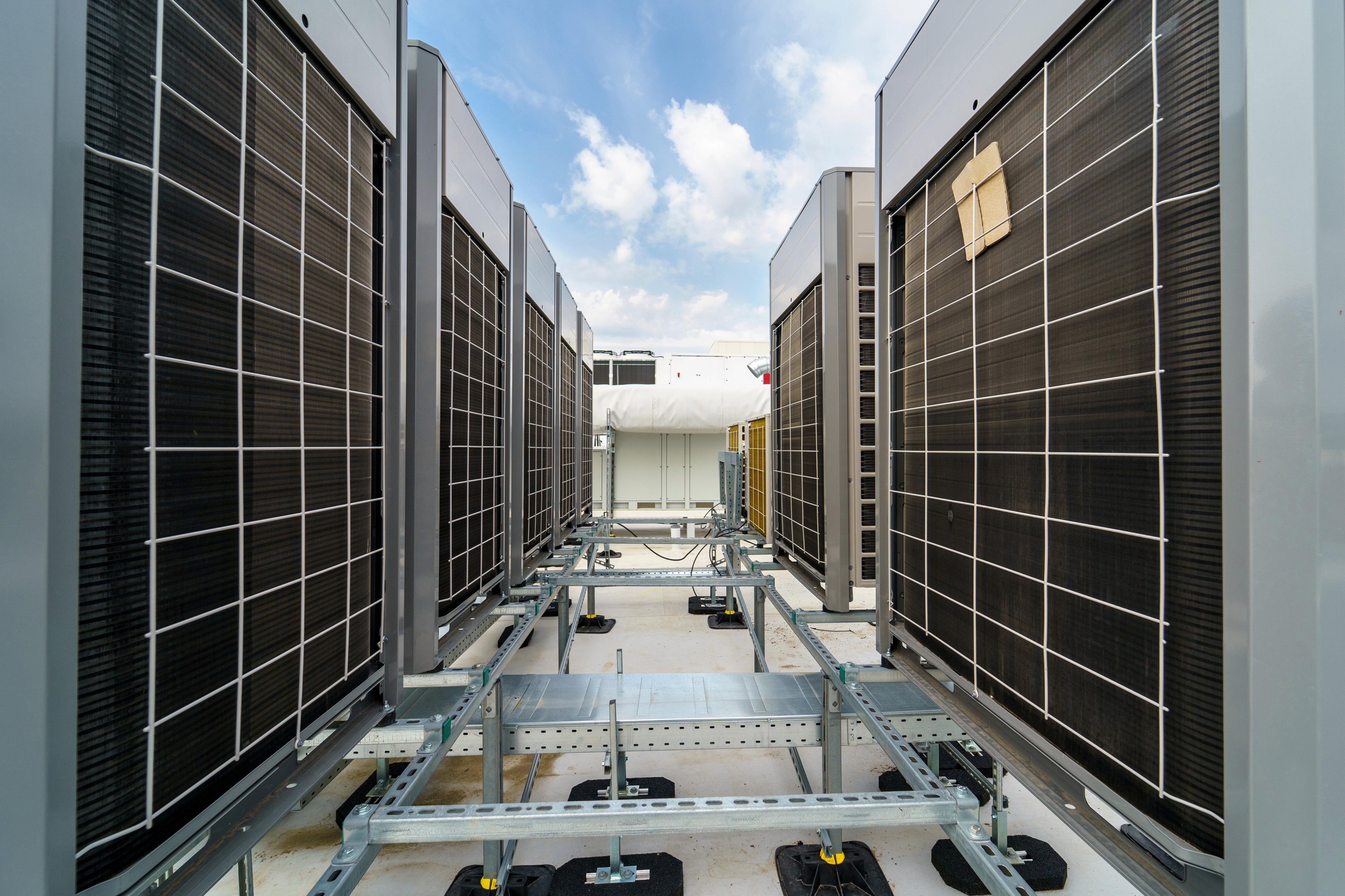 Row Of Commerical AC Units