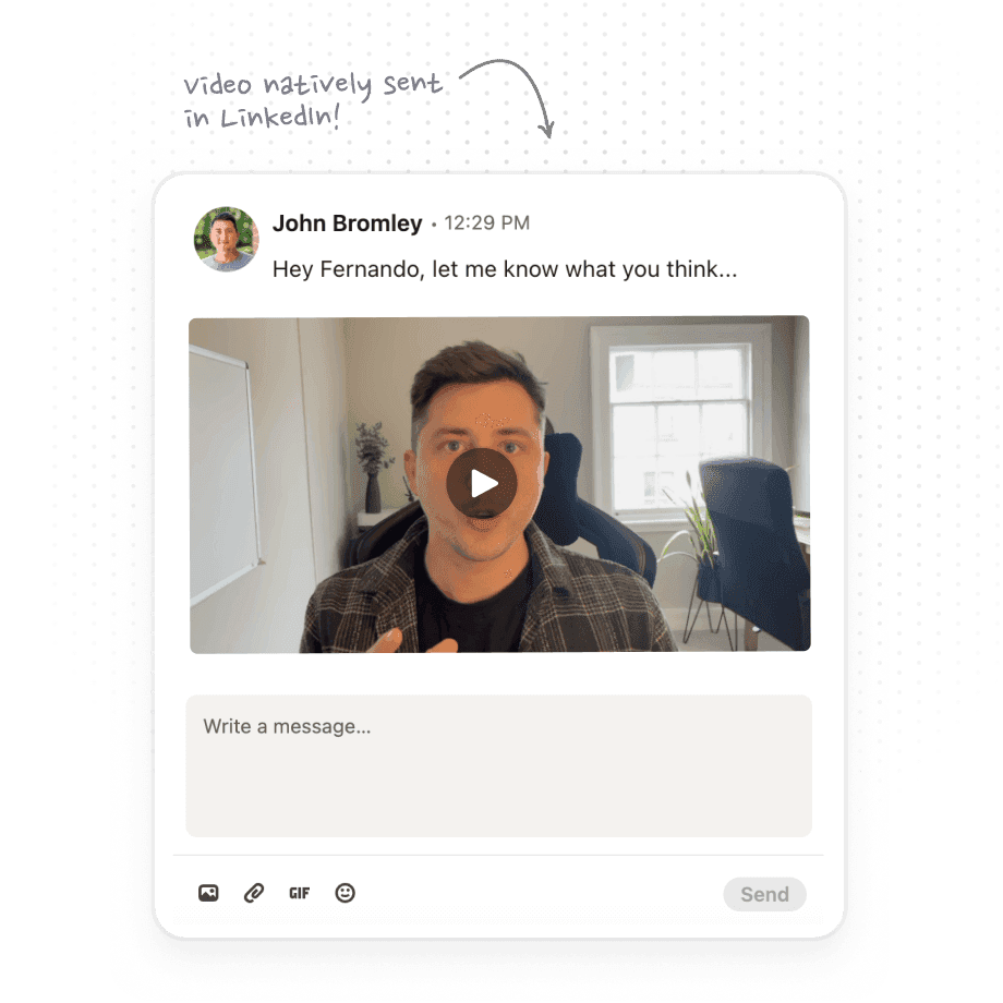 Native LinkedIn Videos