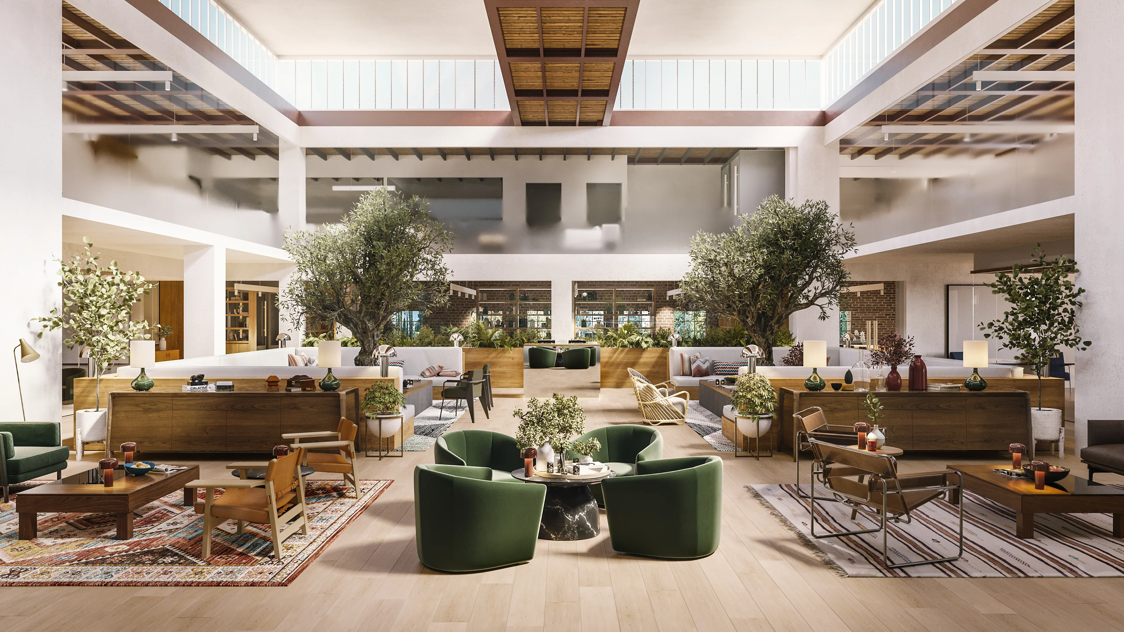 Atlantic Workclub coworking lounge interior