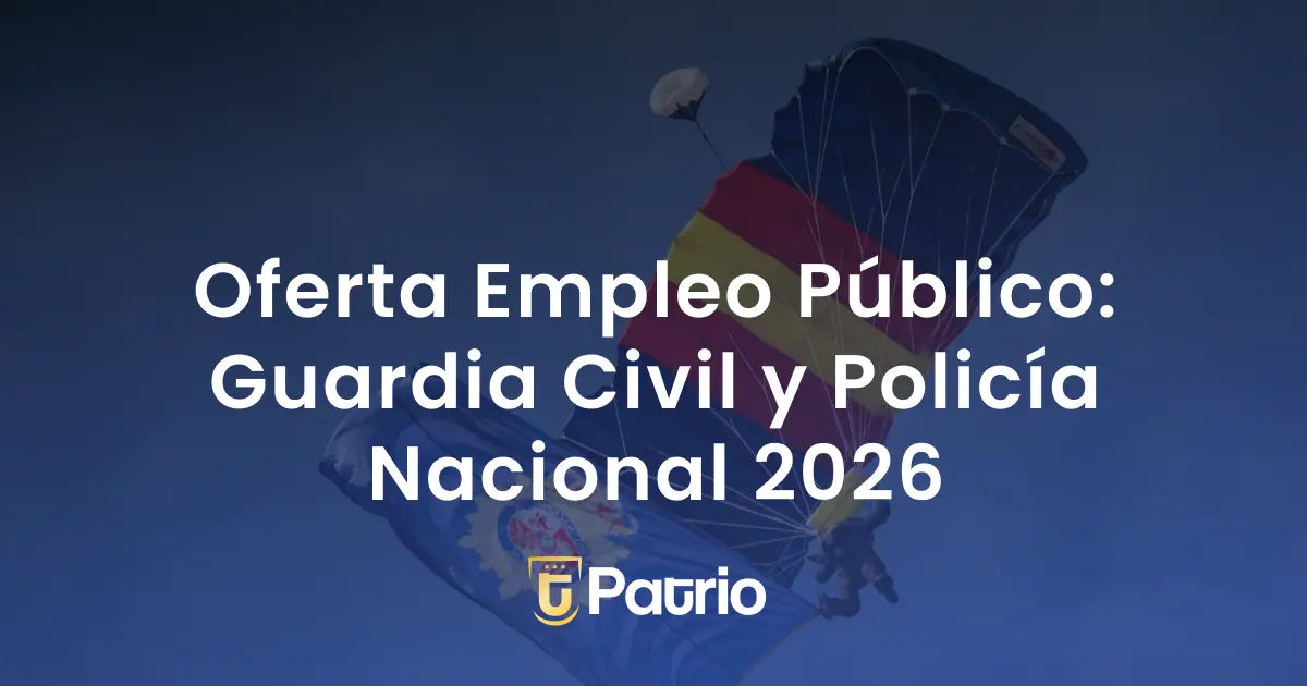 Oferta empleo publico guardia civil 2026 y ofertaa empleo publico policia nacional 2026