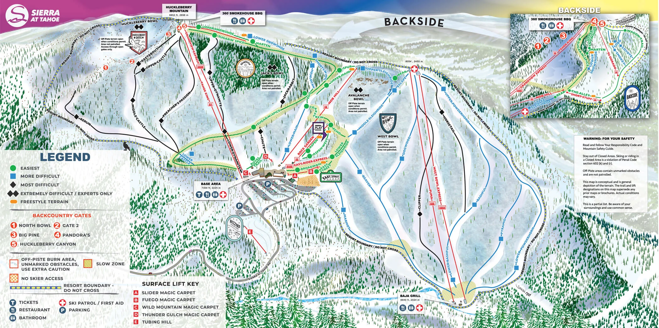 Sierra-at-tahoe trail map