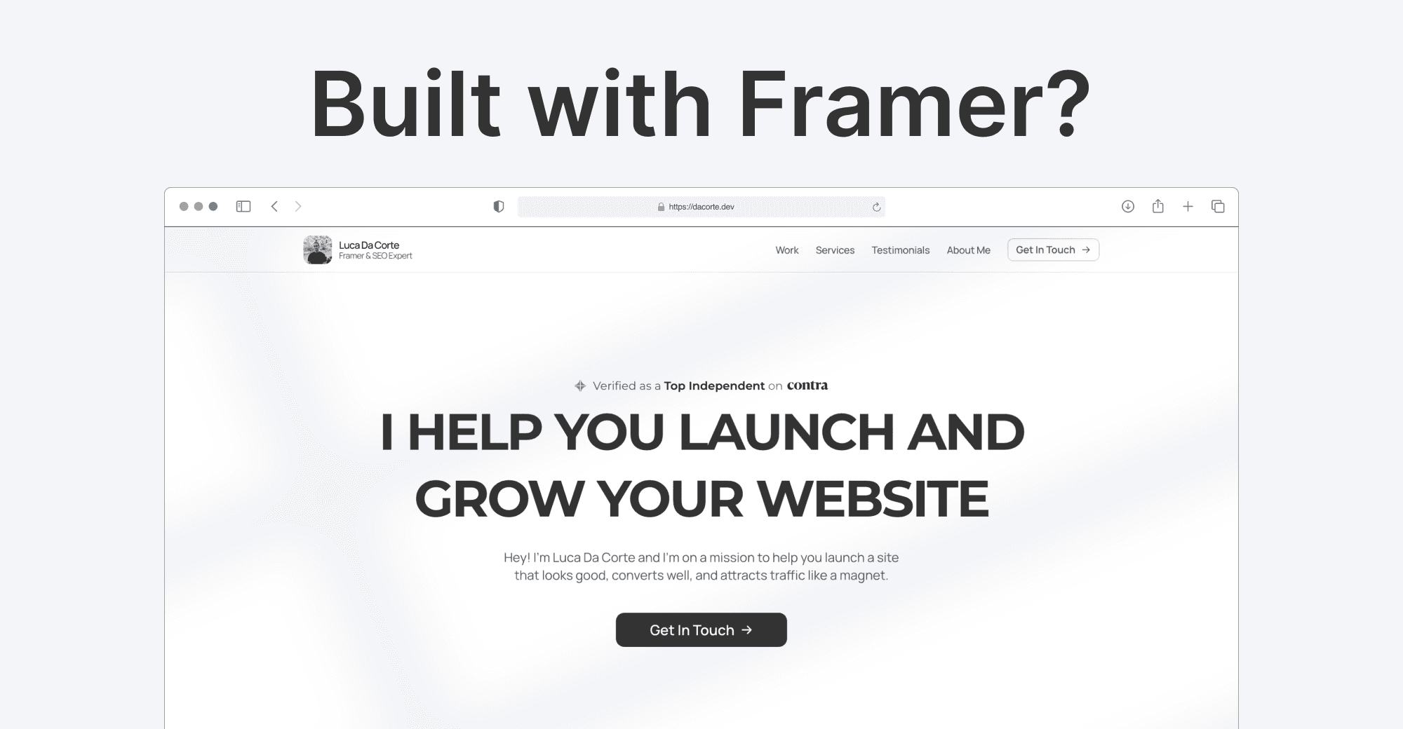 How to Tell if a Website Was Built Using Framer - clicks.supply