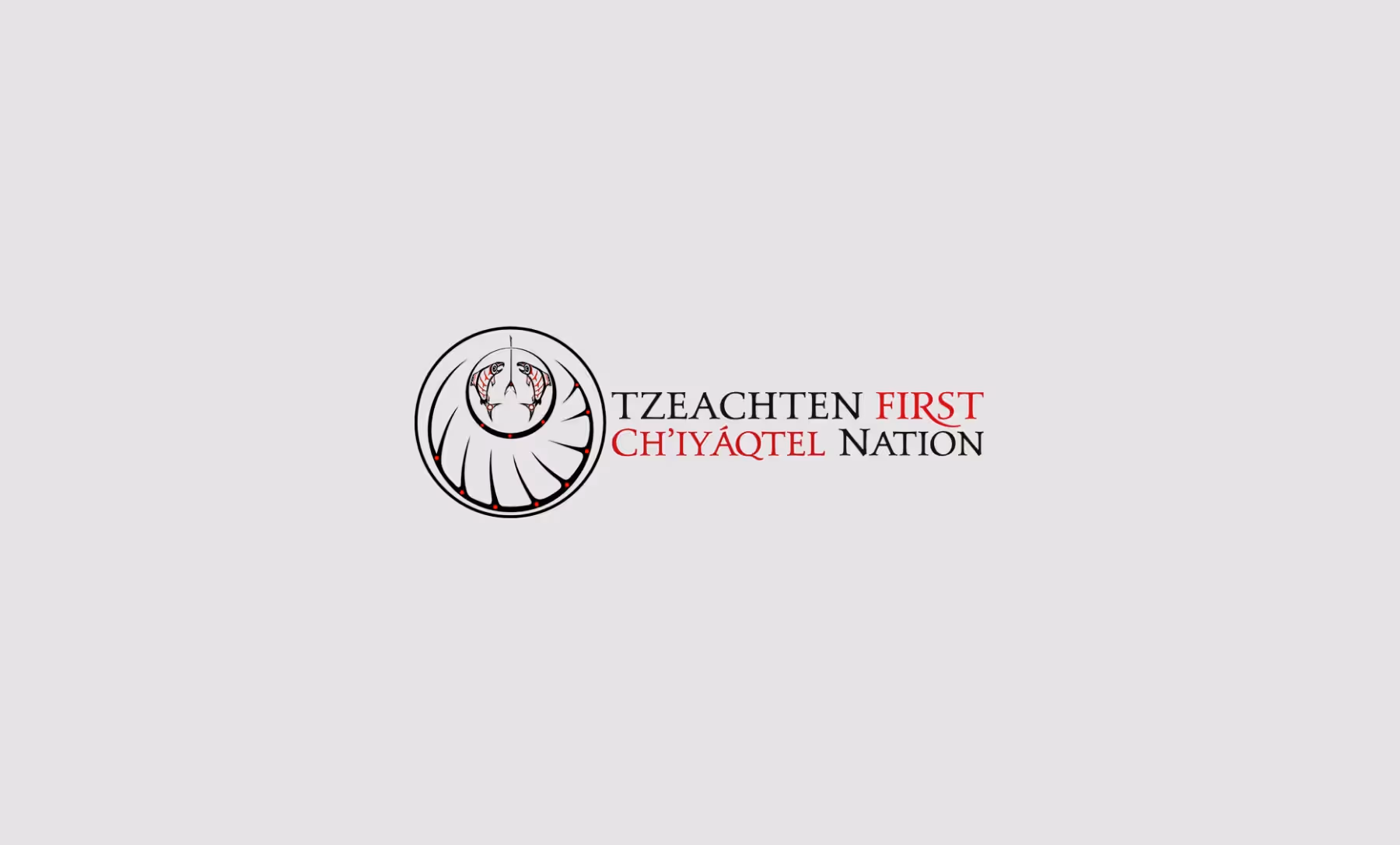 Ch’íyáqtel First Nation brand illustration and custom visual artwork website showcase
