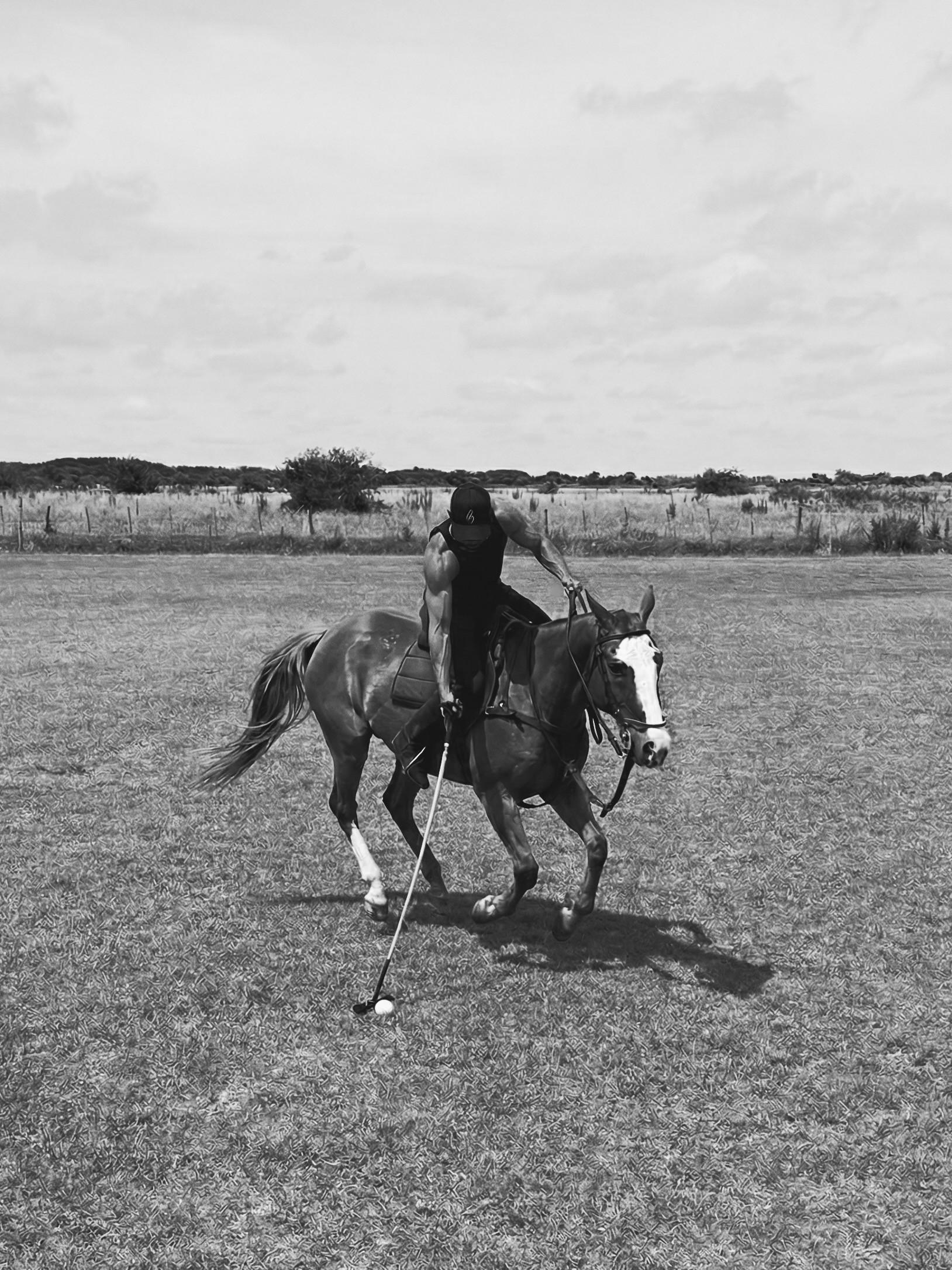 Yusuf playing polo