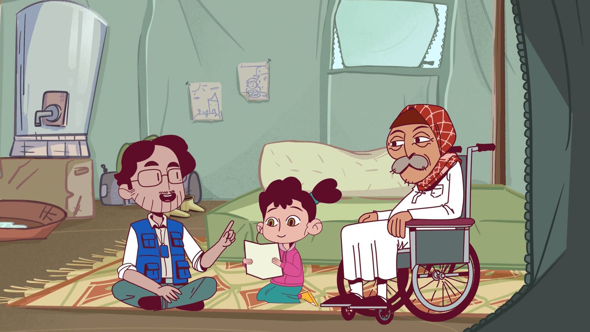 Photographer looking at the camera