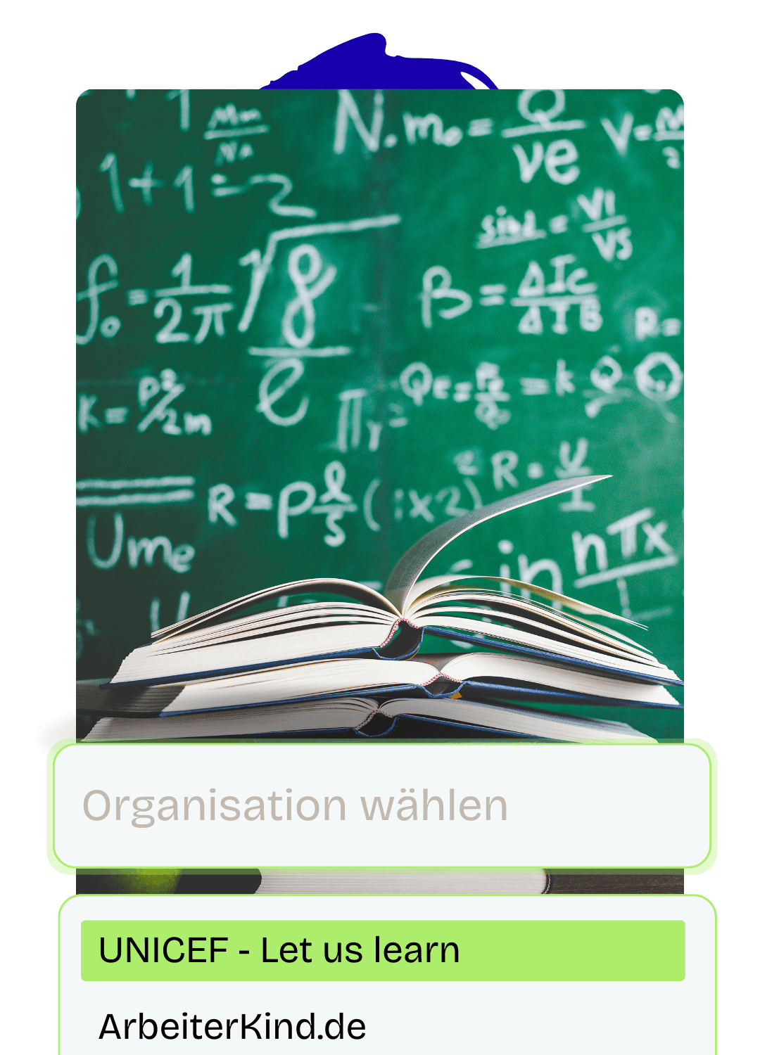 Fuer Bildung spenden auf bcausen