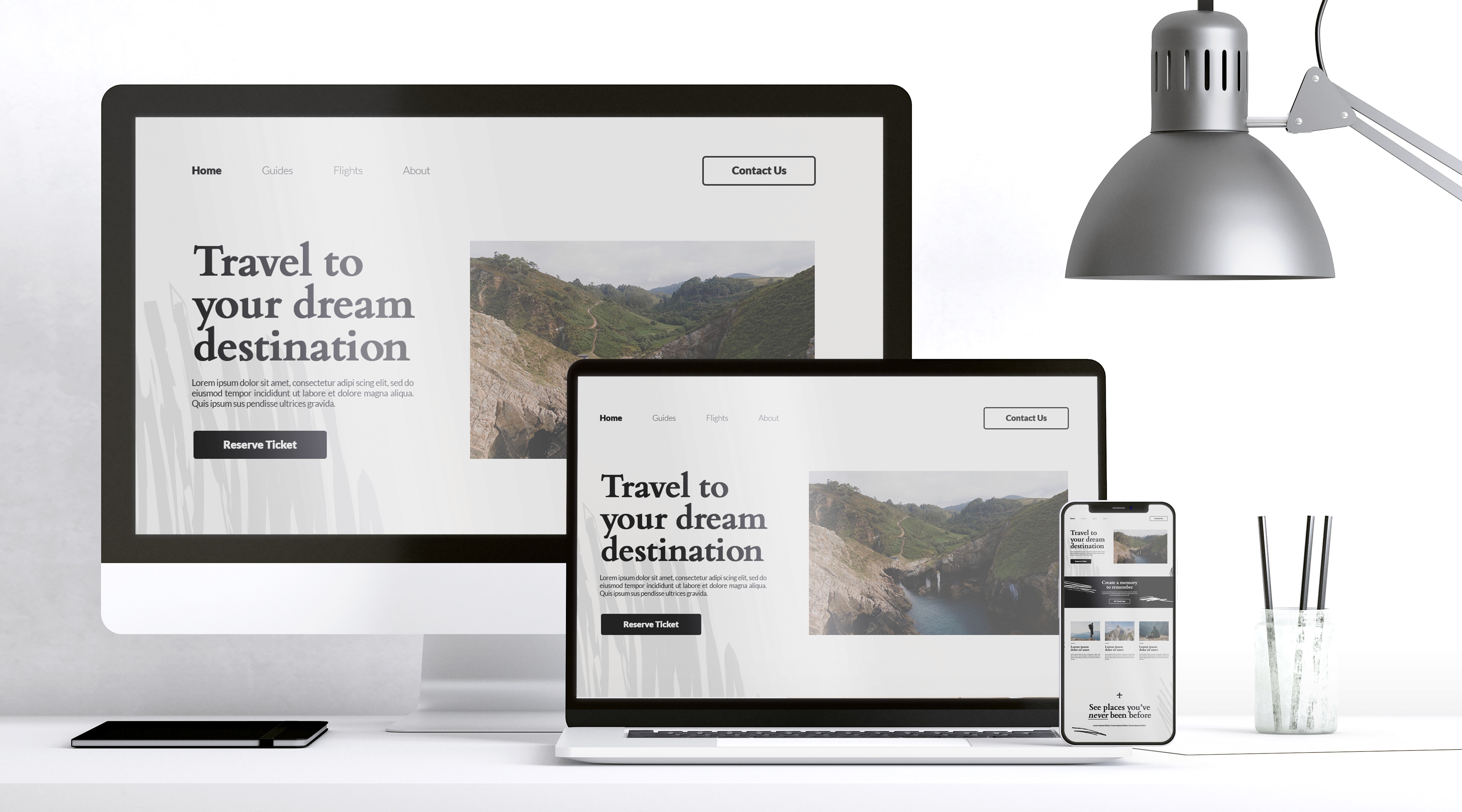 illustration d'un site web idéal en 2026