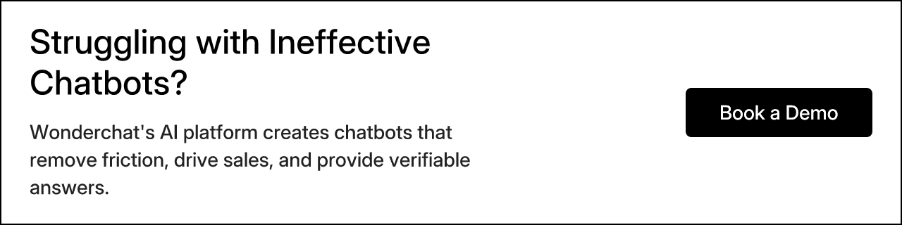 Struggling with Ineffective Chatbots?