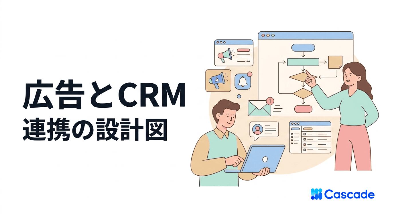 リード獲得施策の体系｜広告とCRMの間でやることを分ける