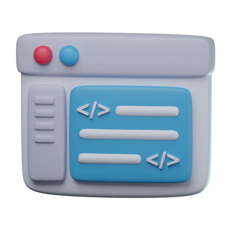 Free 3D code editor icon