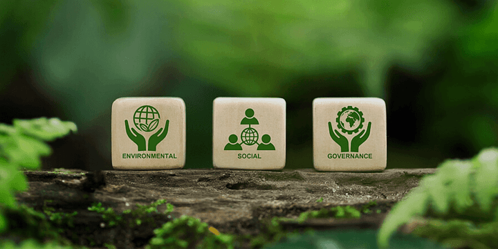 Sustainability icons representing ESG and environmental initiatives