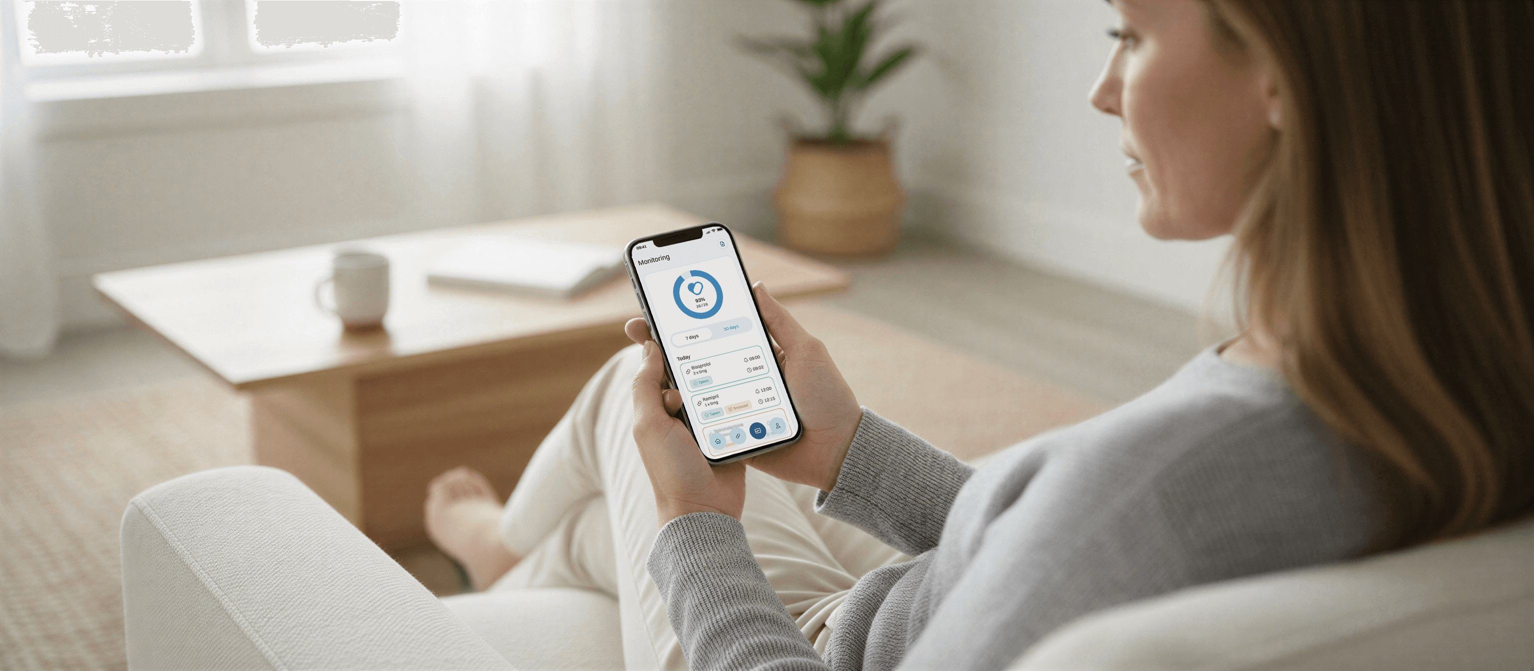 Smart escalation system sending progressive alerts to caregivers when dose is missed