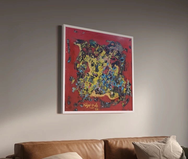premium art poster and canvas prints, with originals available, from QART , of the artwork " Abstract "