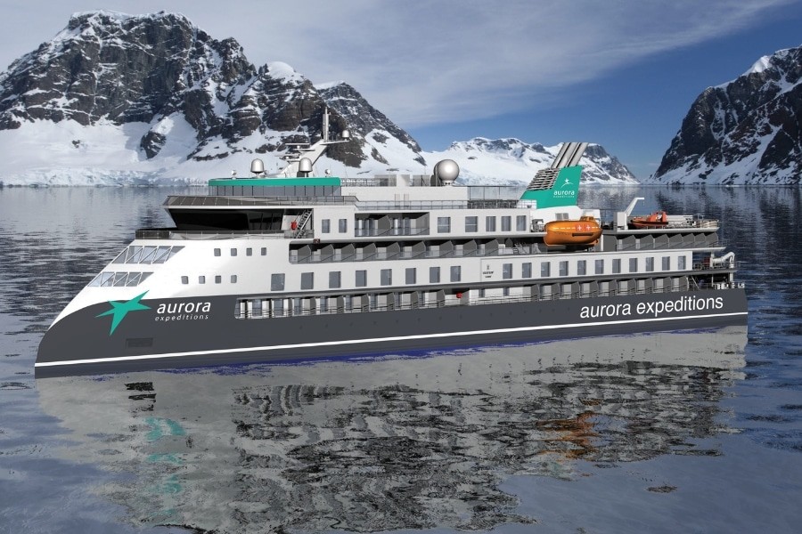 Render of the Douglas Mawson vessel