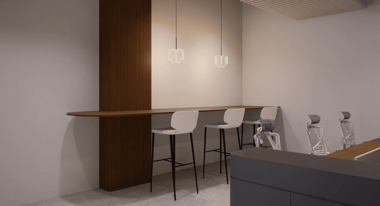 A modern office space representing the benefits of having a virtual office setup in Abu Dhabi.