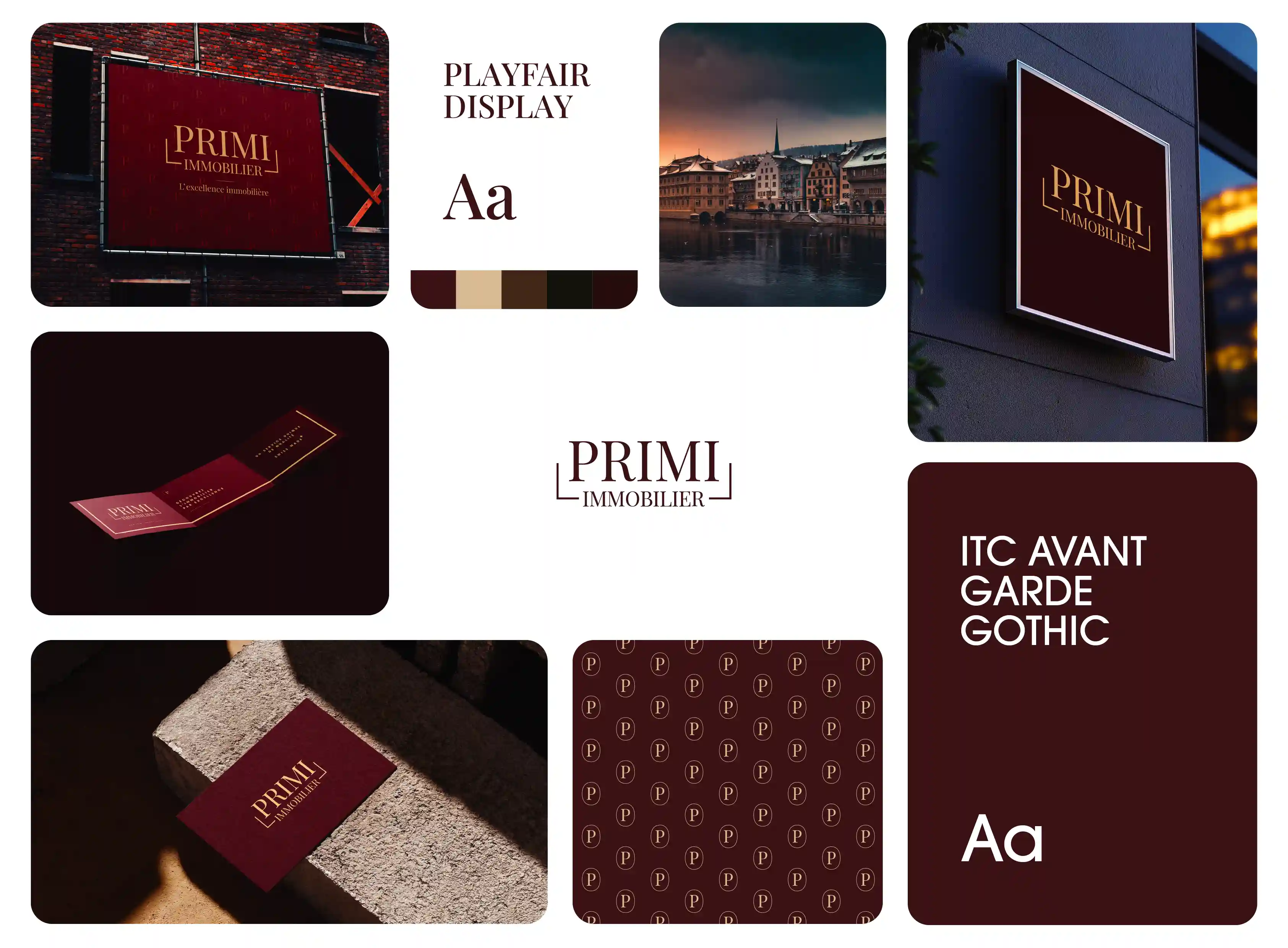 Identité visuelle de Primi Immobilier