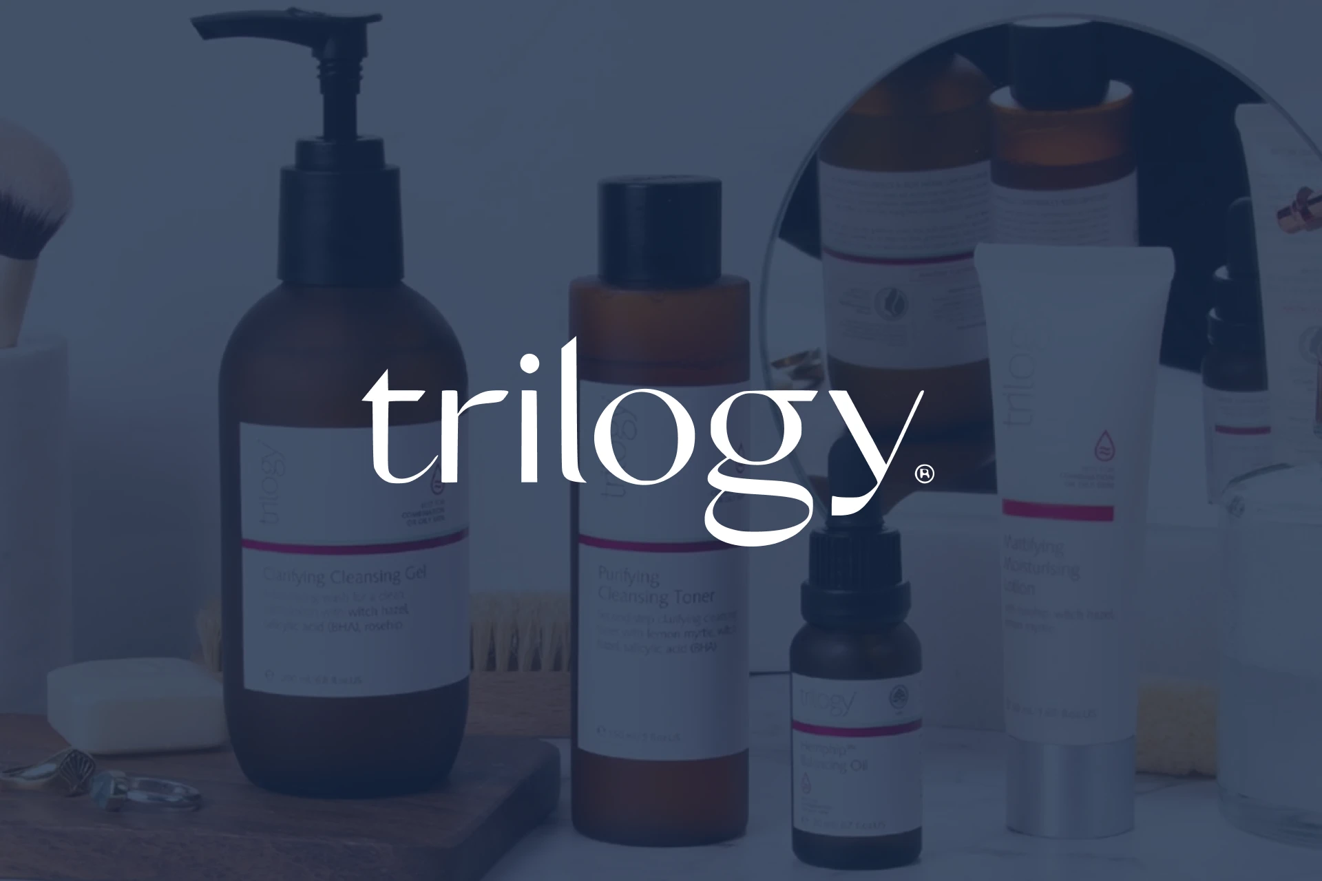Trilogy organic skincare, Card
