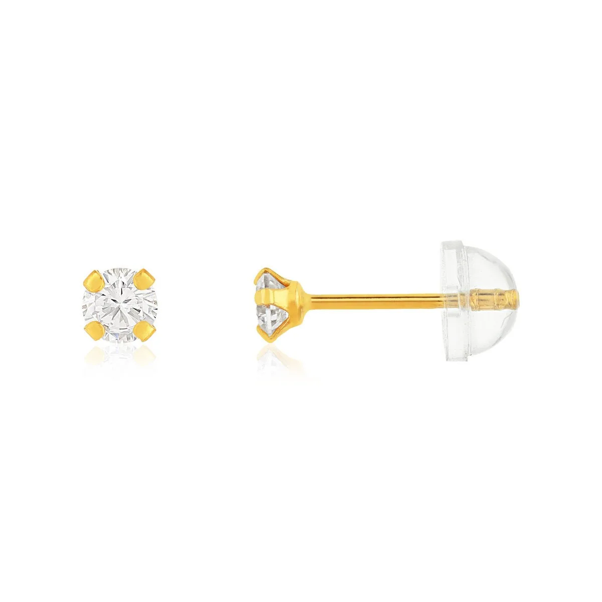 Boucles d'oreilles en or jaune 375