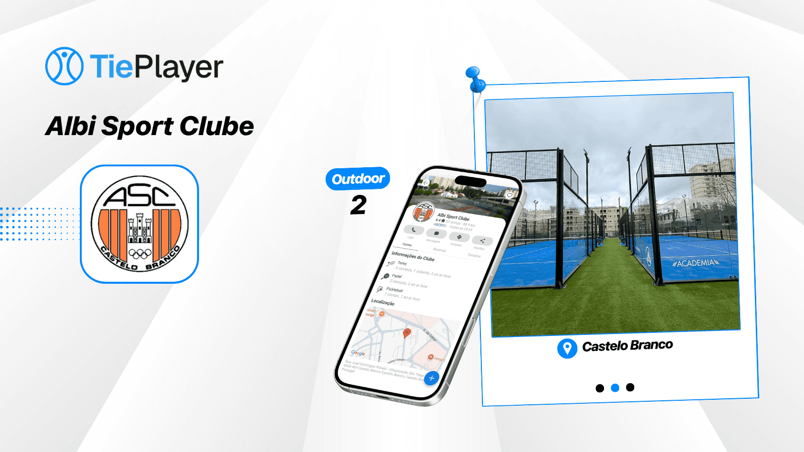 Book a padel court at Albi Sport Clube
