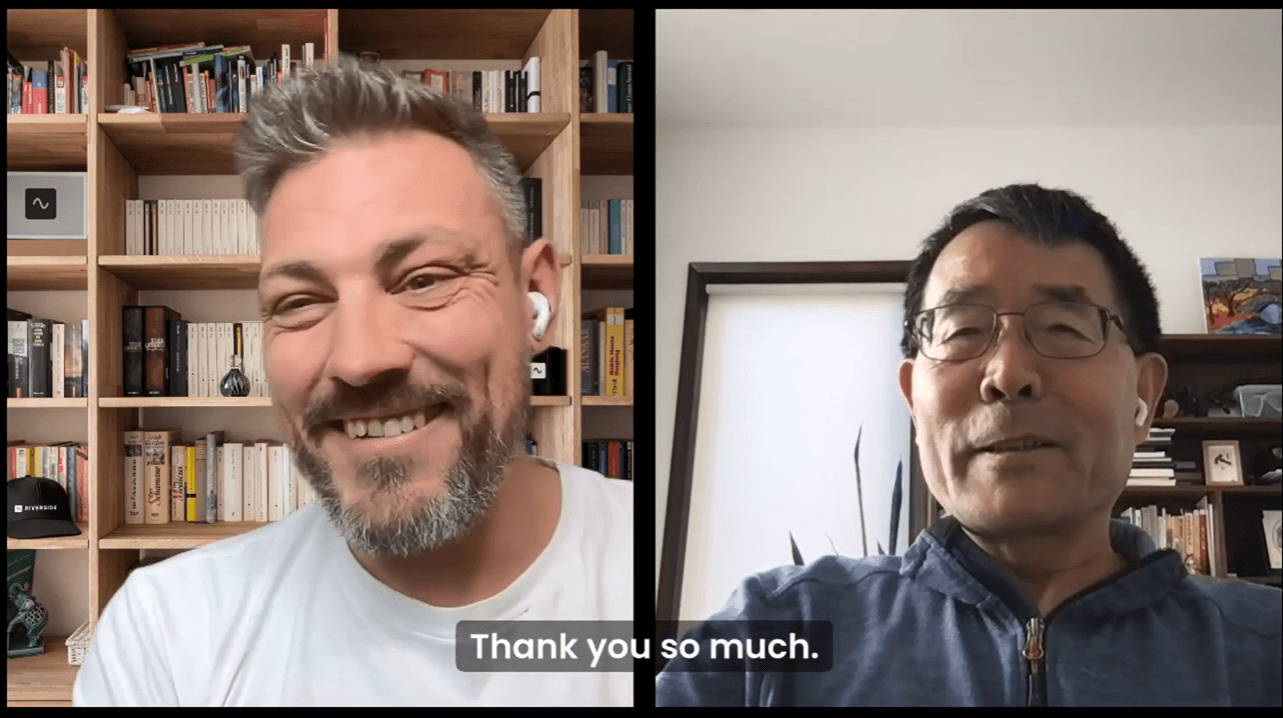 Fengmin Gong, founder of MetaFoodX, speaking with David Brennan on SaaS Founder Stories about building intelligent food service tech through deep operator collaboration.