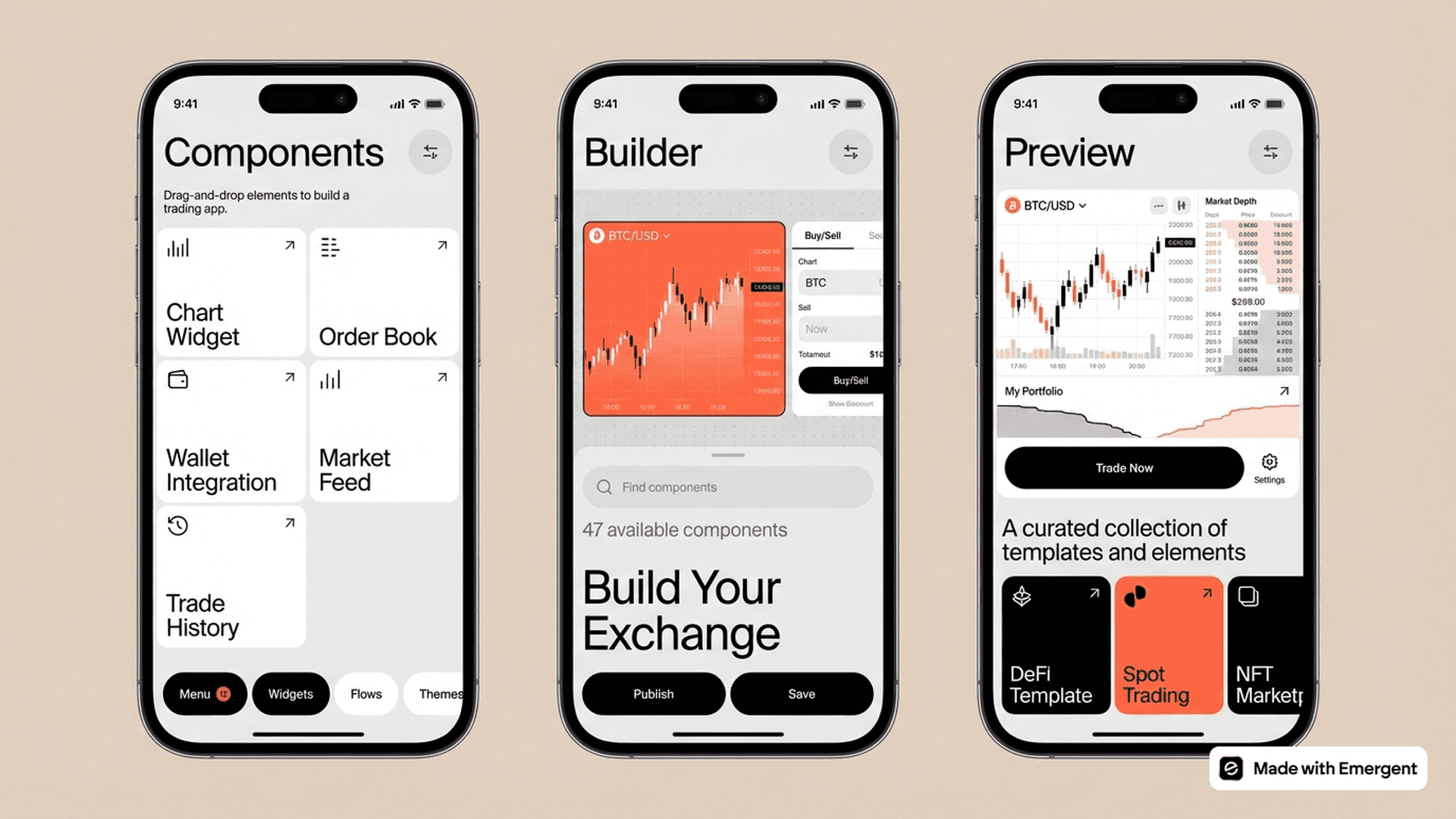 Blockchain Trading App Made With Emergent
