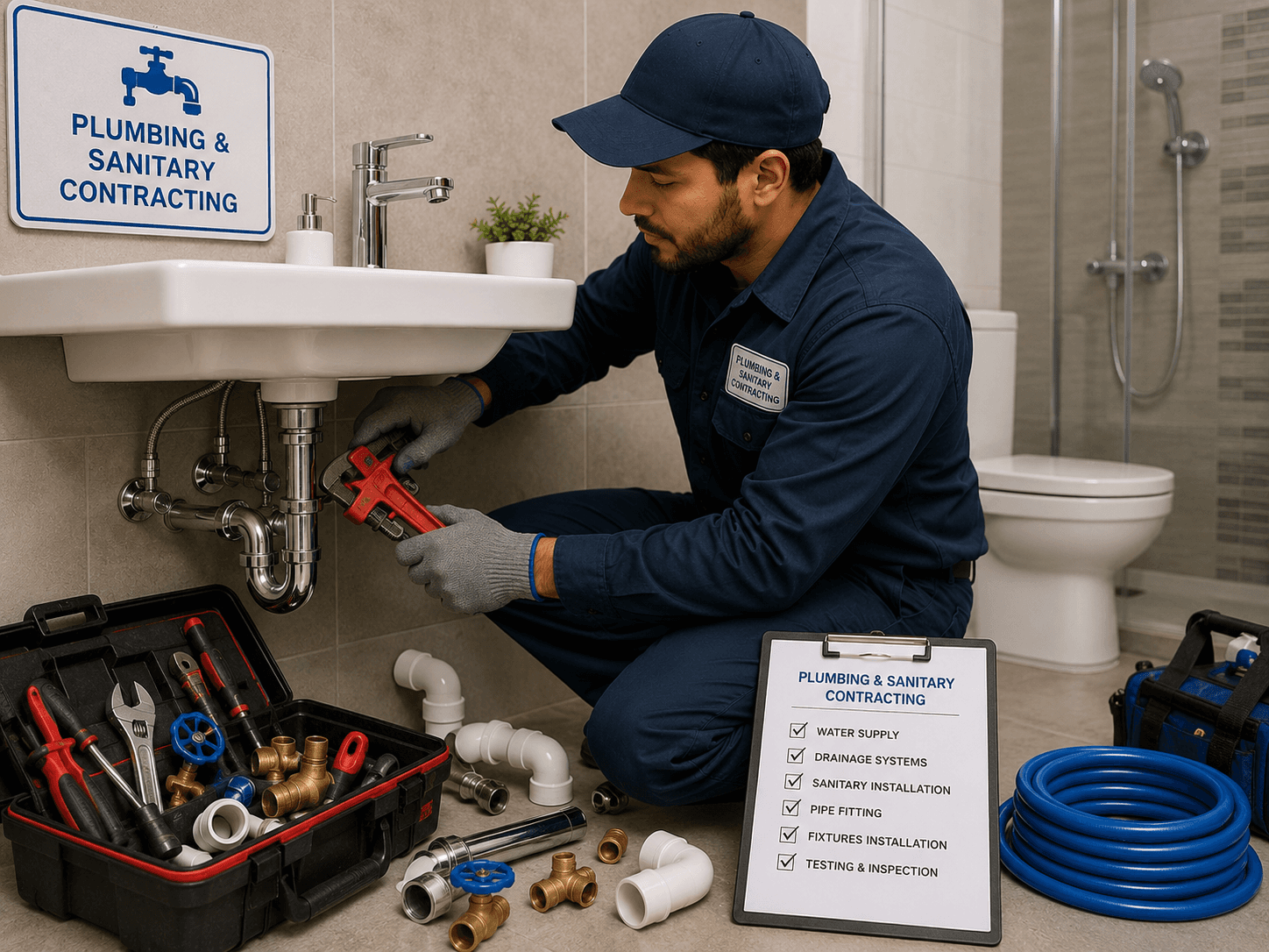 Start a Plumbing & Sanitary Contracting Business in Dubai