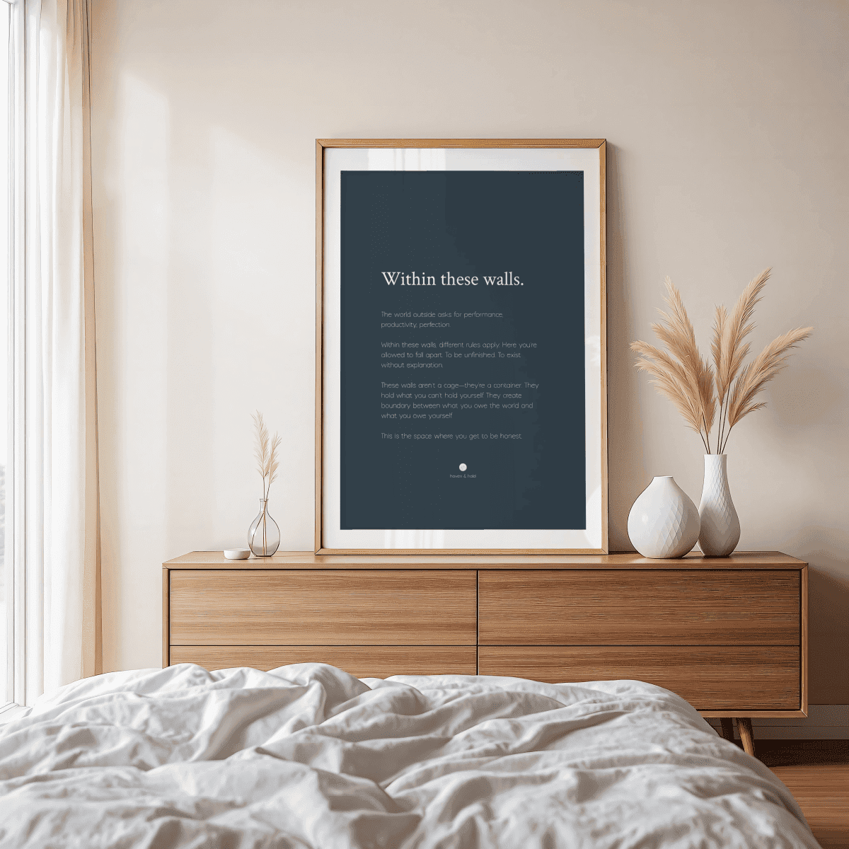 Within These Walls • Premium Art Print • Ready to Frame - Haven & Hold