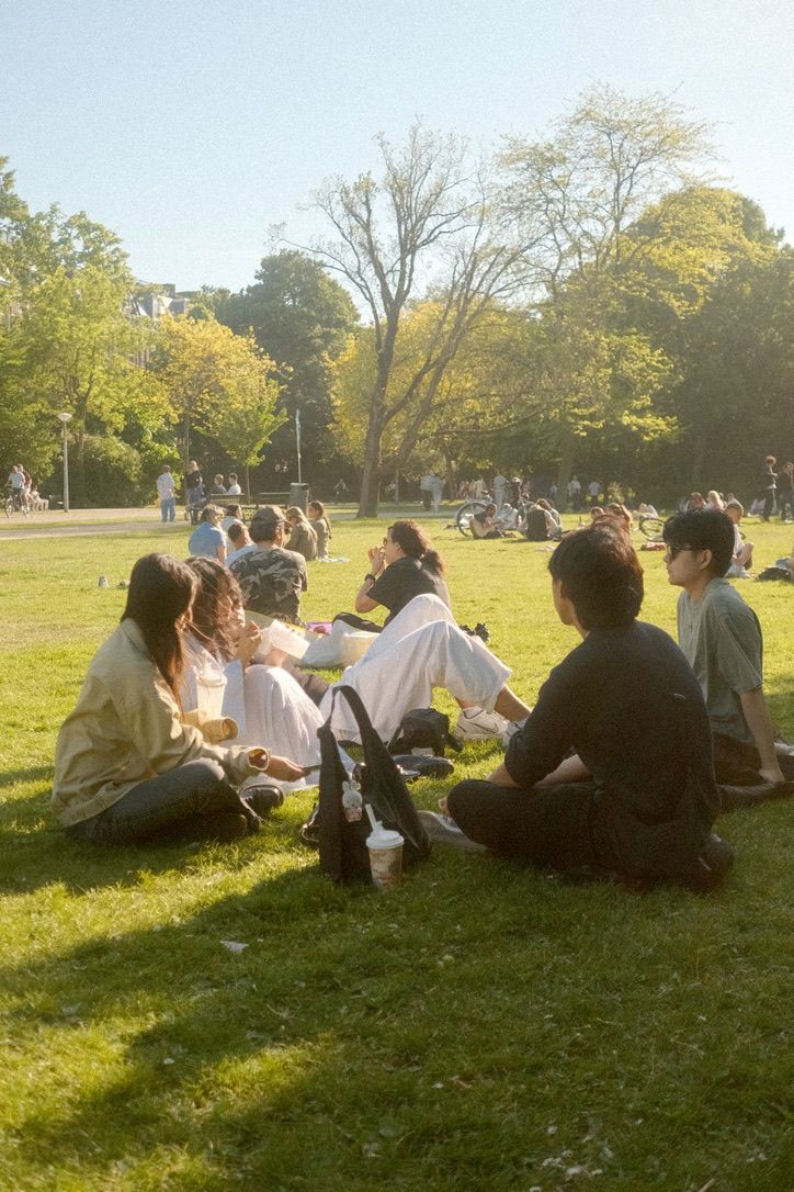 man in black and red shirt reading book