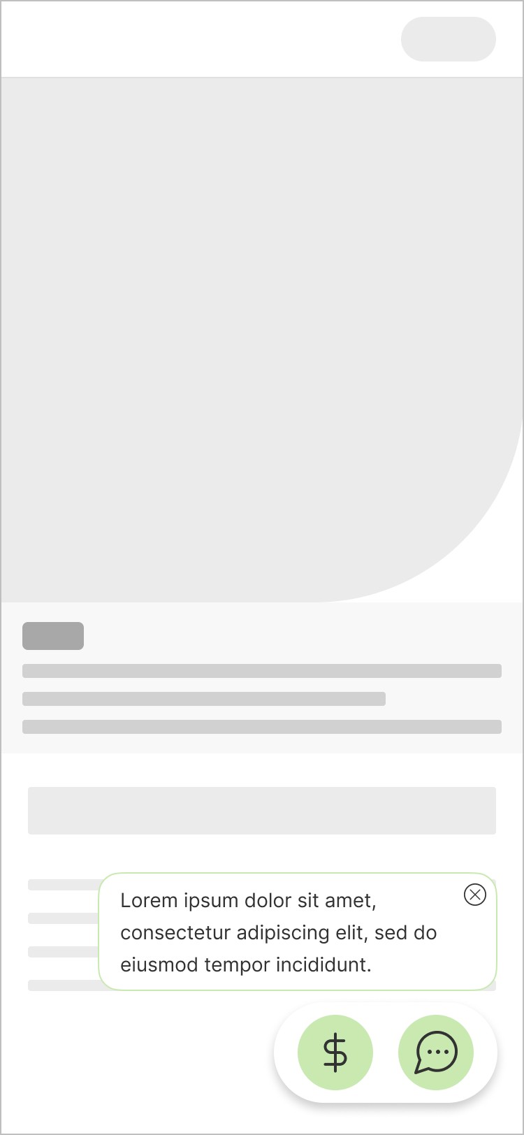 Mobile wireframe image